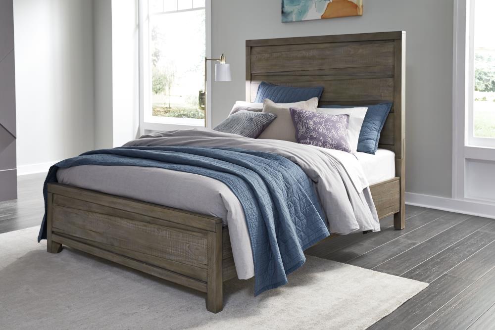Modus Furniture Hearst Sahara Tan King Wood Platform Bed at Lowes.com