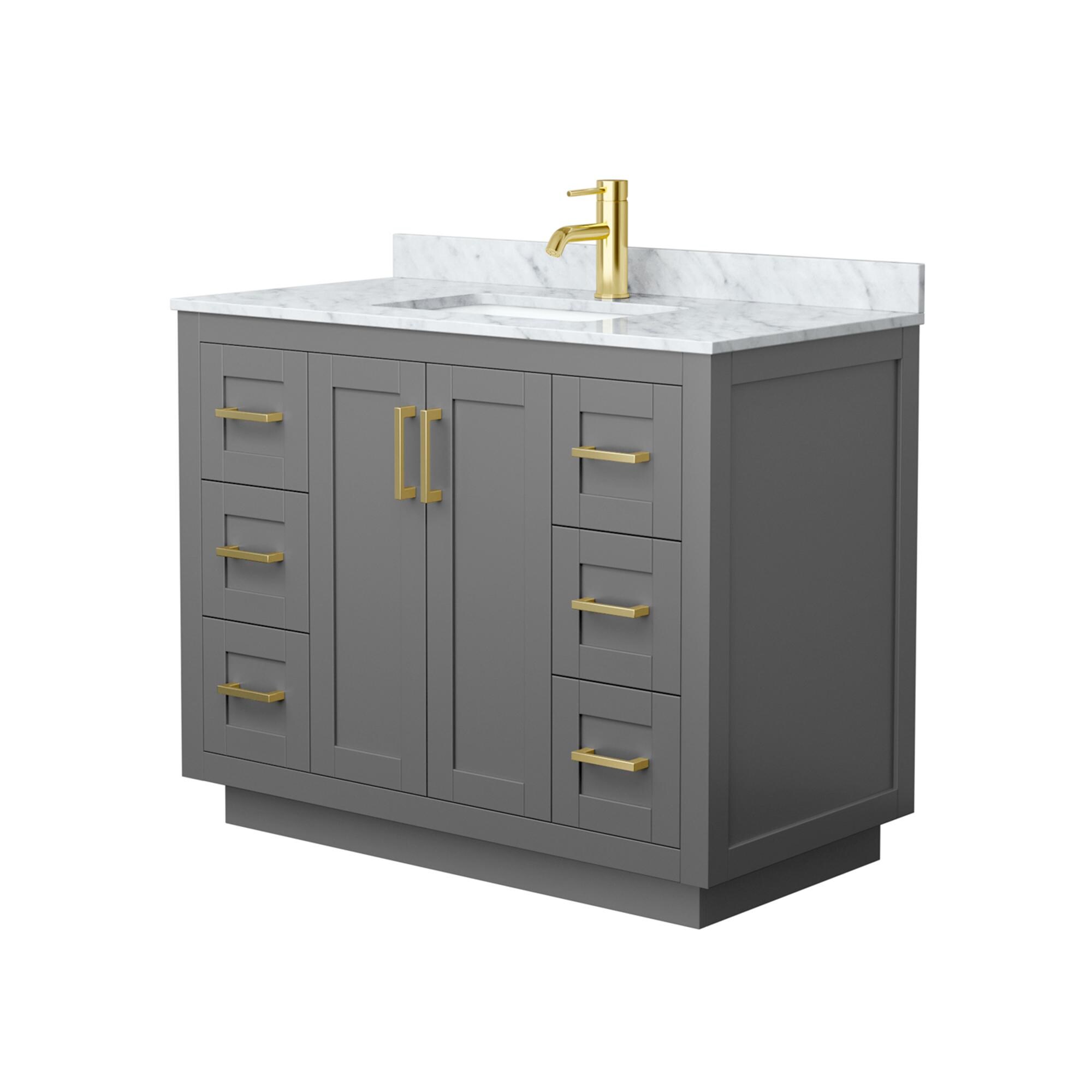 Wyndham Collection WCF292942SGGCMUNSMXX Bath-Vanity-Combo - View #2