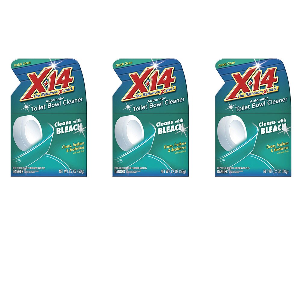 X-14 146704 3-Pack 1.7-oz Toilet Bowl Cleaner