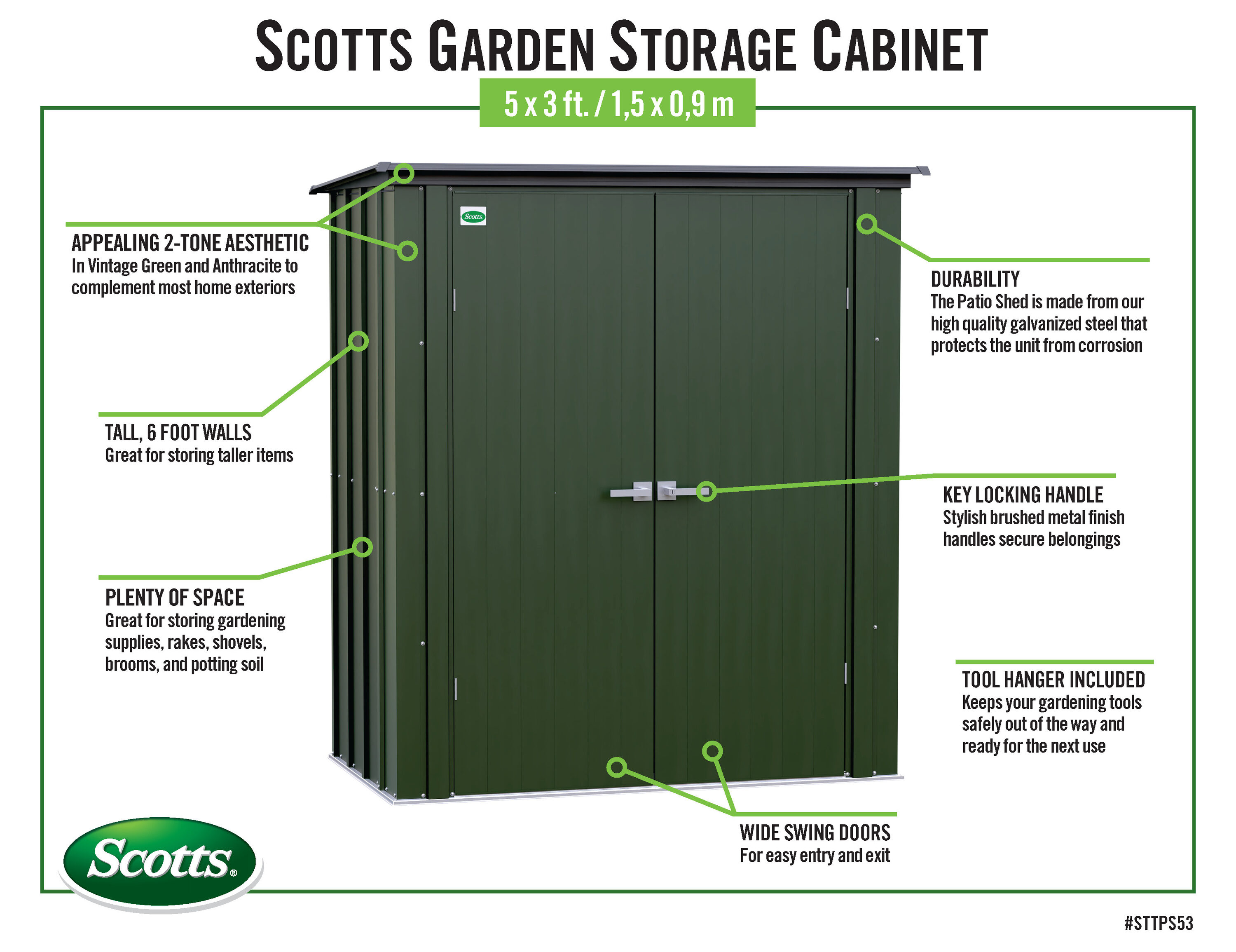 Scotts STTPS53 Metal-Storage-Buildings-Sheds - View #6