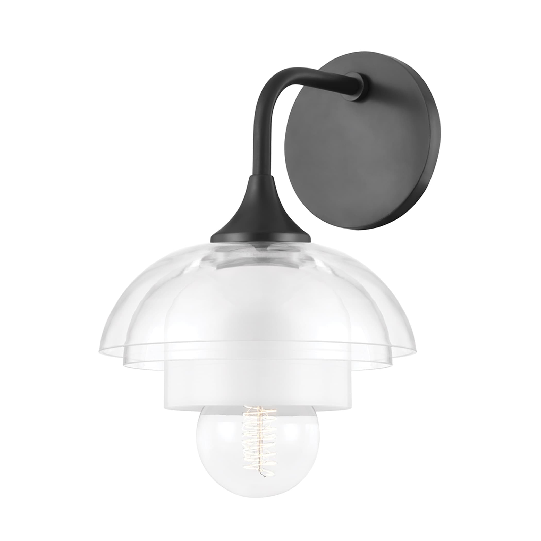 Mitzi H429101-OB Ruby 8-in W 1-Light Bronze Modern/Contemporary Incandescent Wall Sconce ENERGY STAR