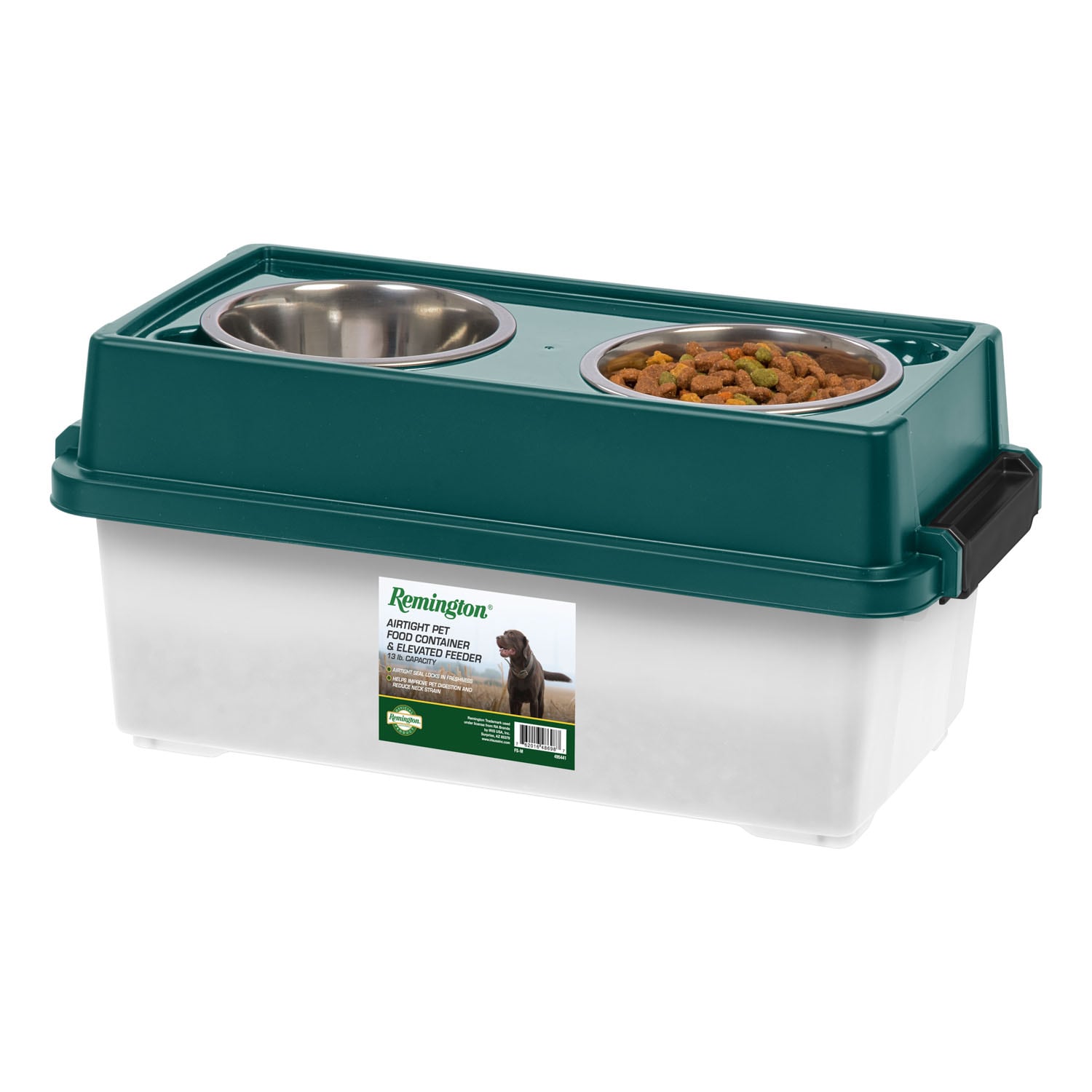 Iris usa elevated shop feeder with airtight storage