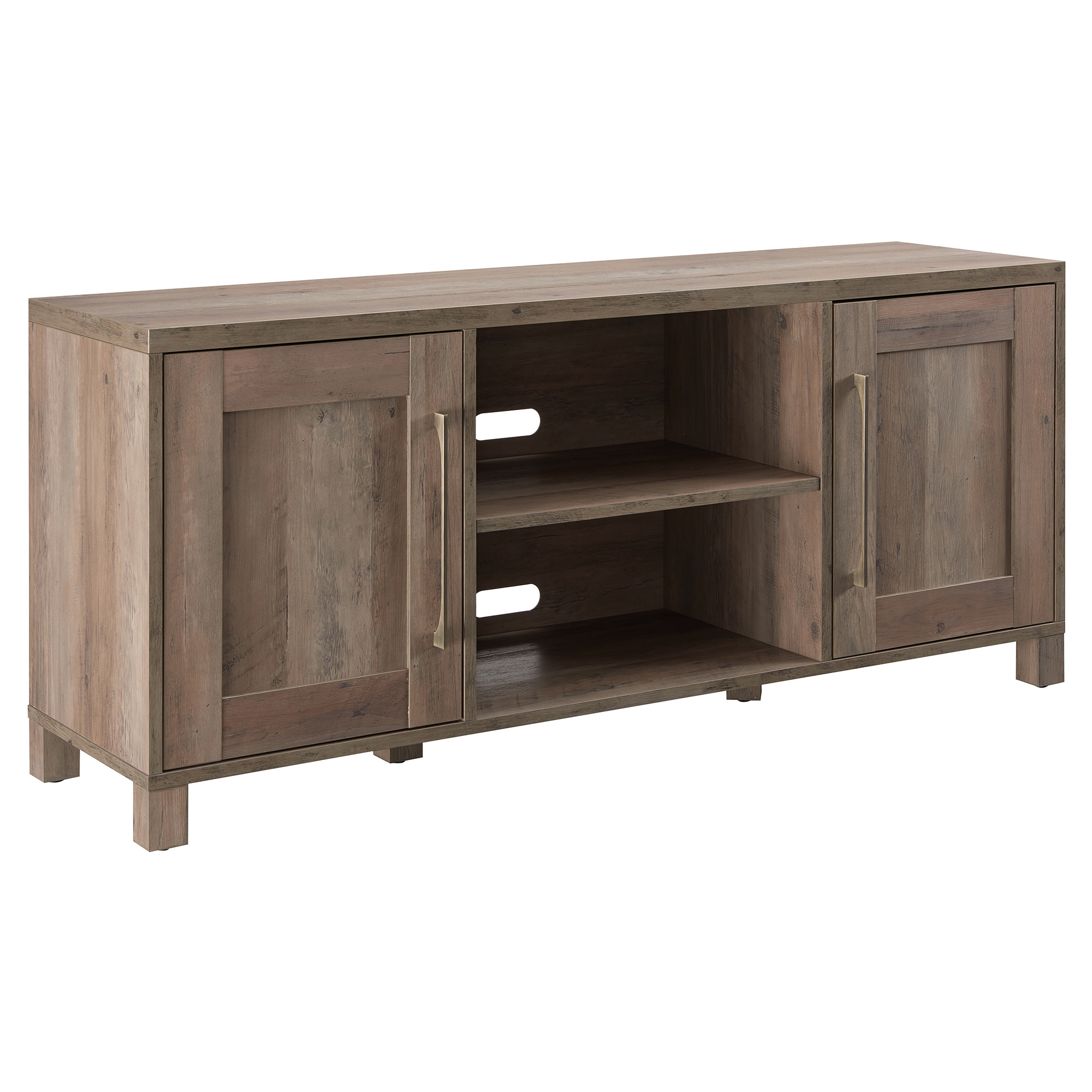 Hailey Home TV1422 Chabot Transitional Gray Oak TV stand ( Accommodates TVs up to 70-in )