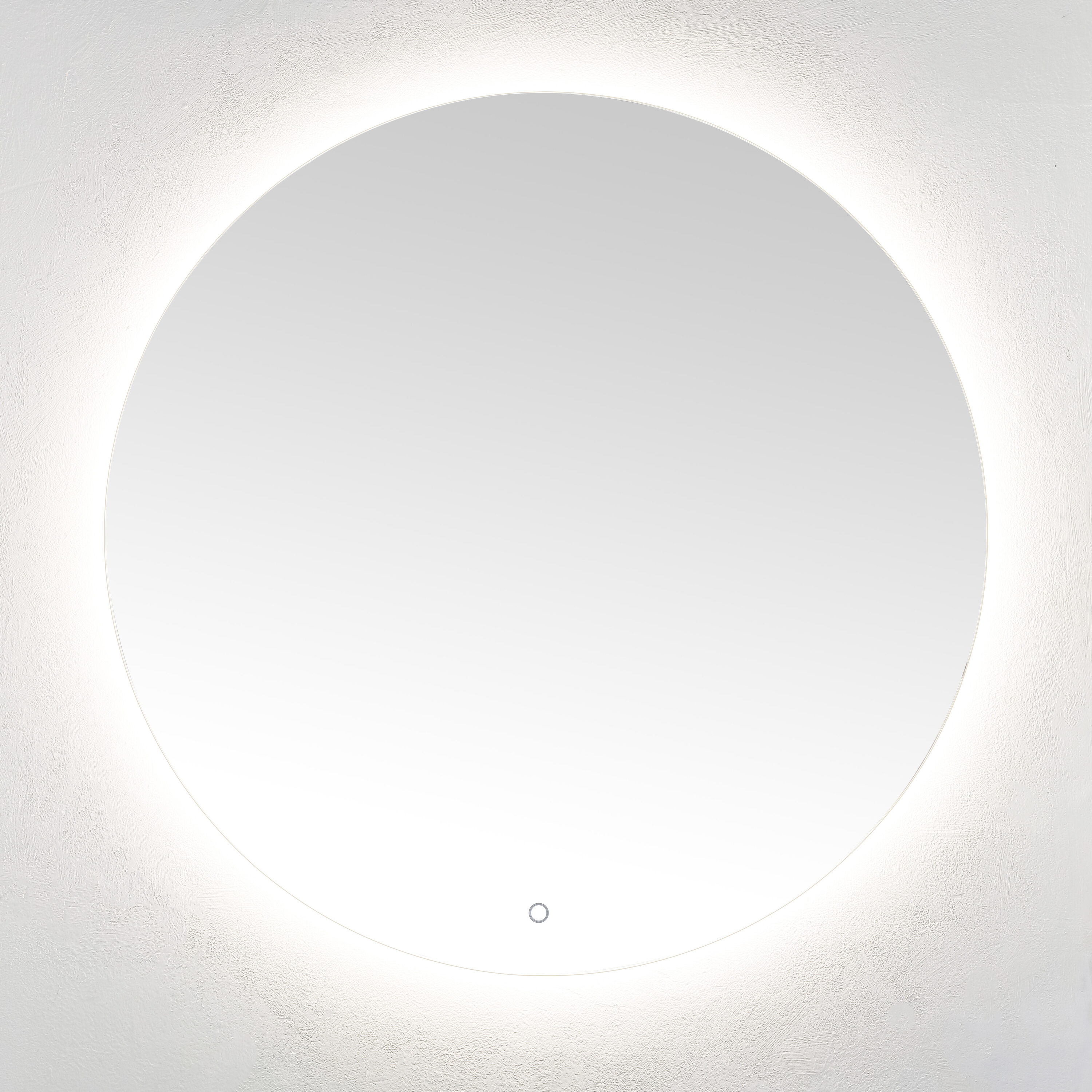 Ashden 36" Round Frameless LED Backlit Wall Mirror