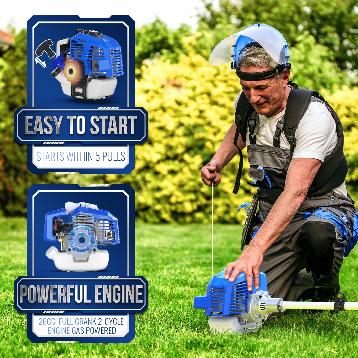 Wild Badger Power WB26BCI Cordless-String-Trimmers - View #4