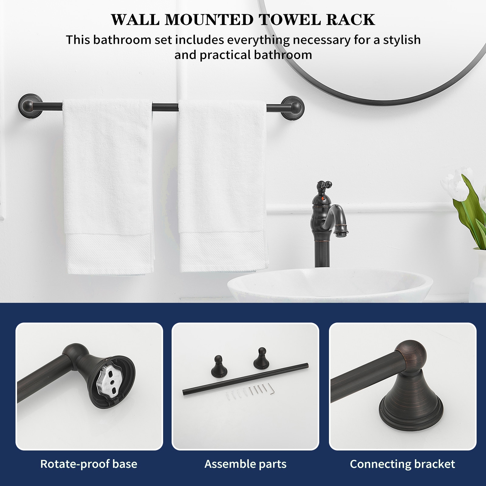 BWE TBS005-5-ORB Decorative-Bath-Hardware-Kits - View #5