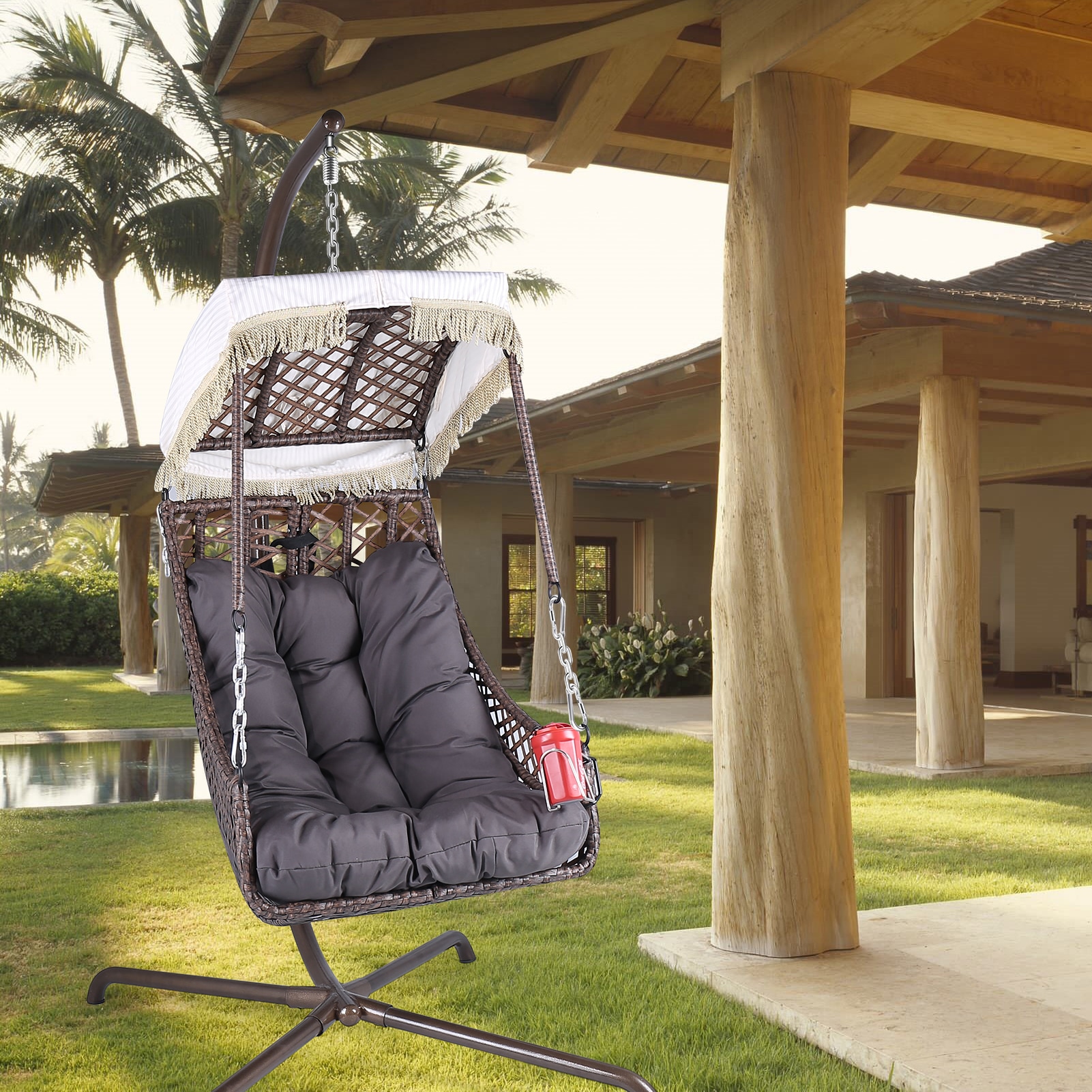 Forclover MONM1209-01GY Patio-Chairs - View #7