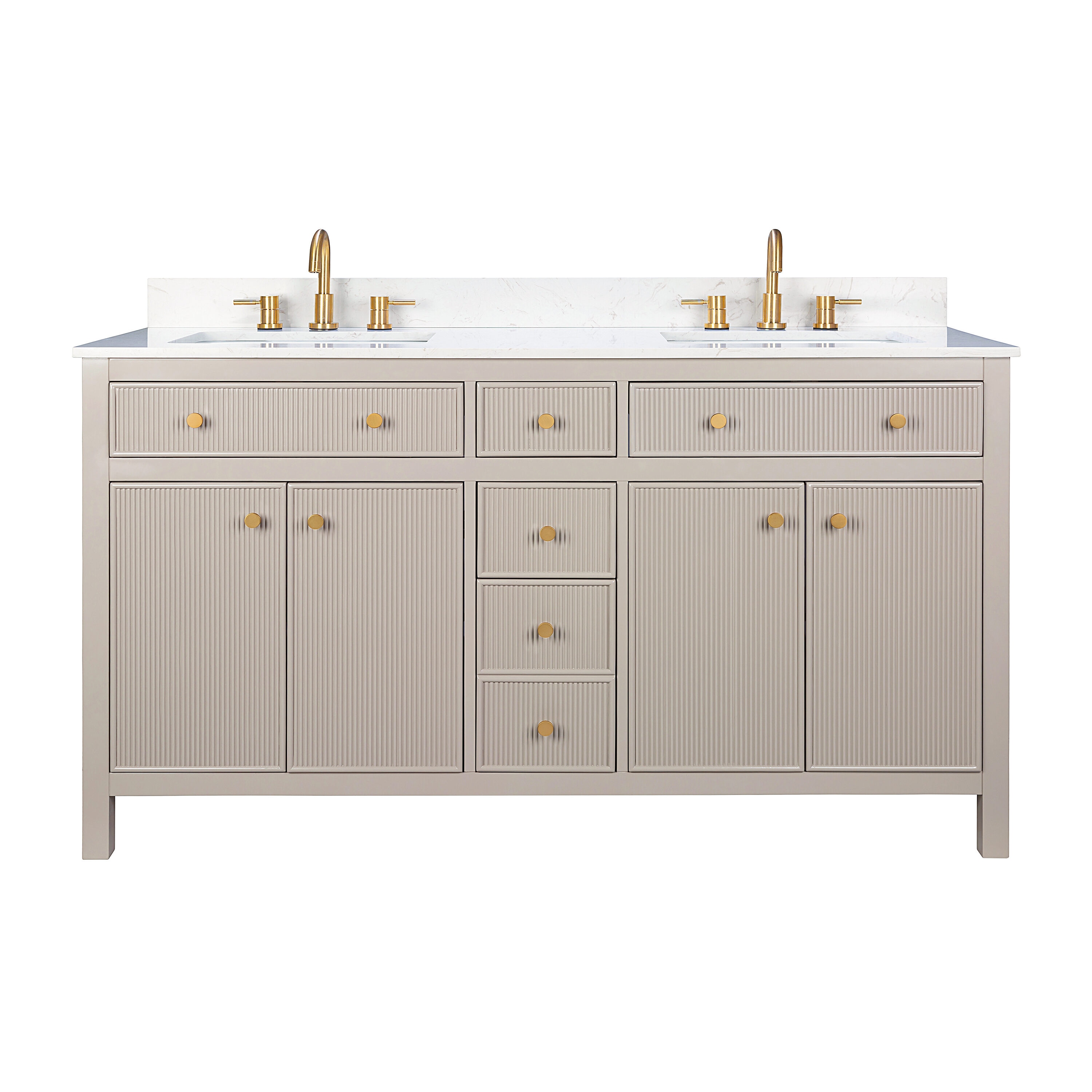 allen + roth L23011-VS60-GE Bath-Vanity-Combo - View #8