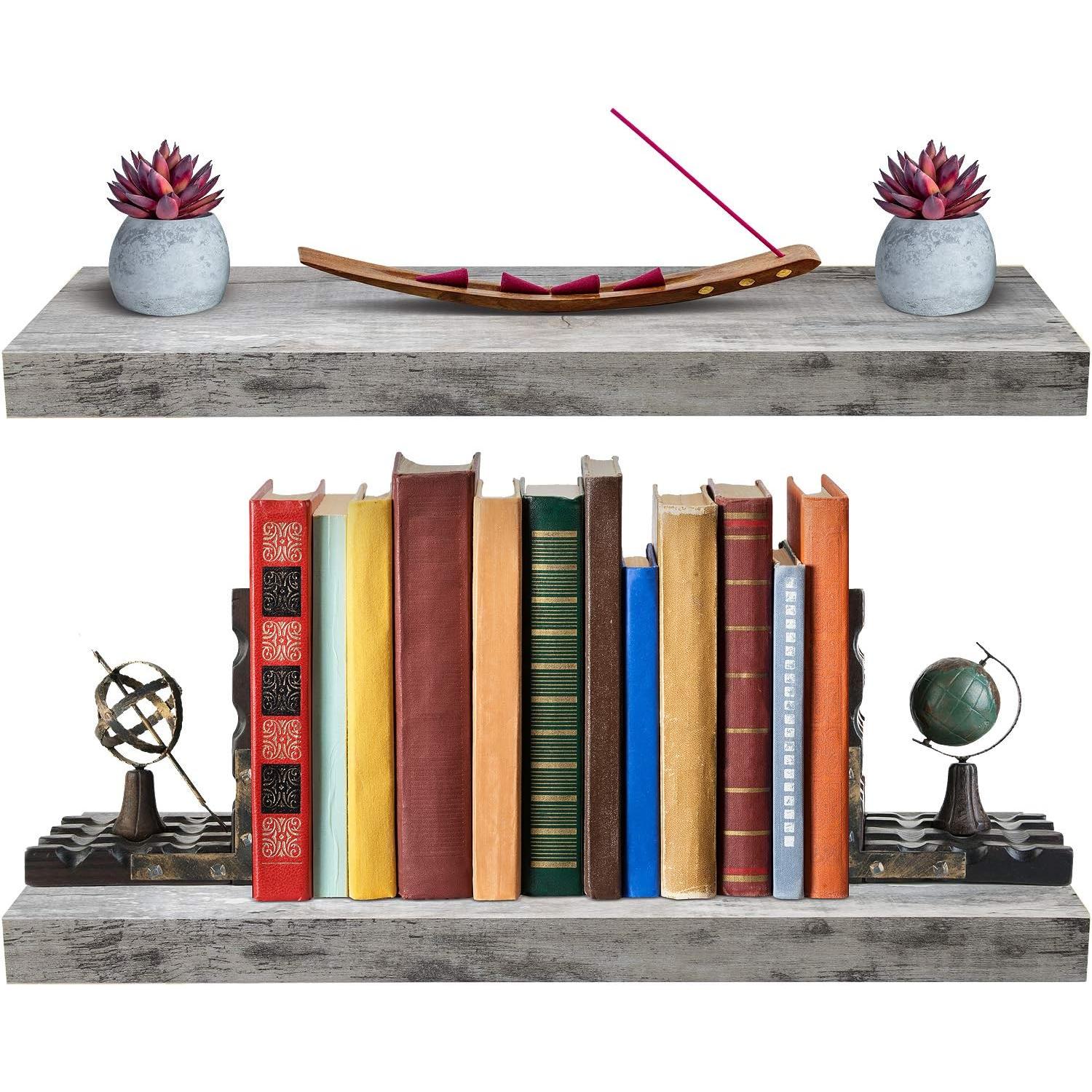 SORBUS WD-FLT-GRW Wall-Mounted-Shelving - View #5