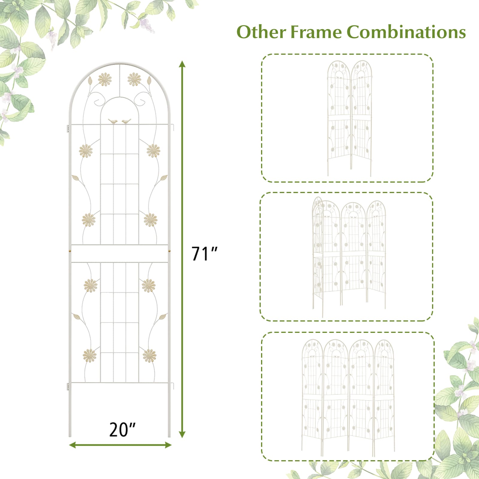  YSGT416643WH Garden-Trellis - View #4