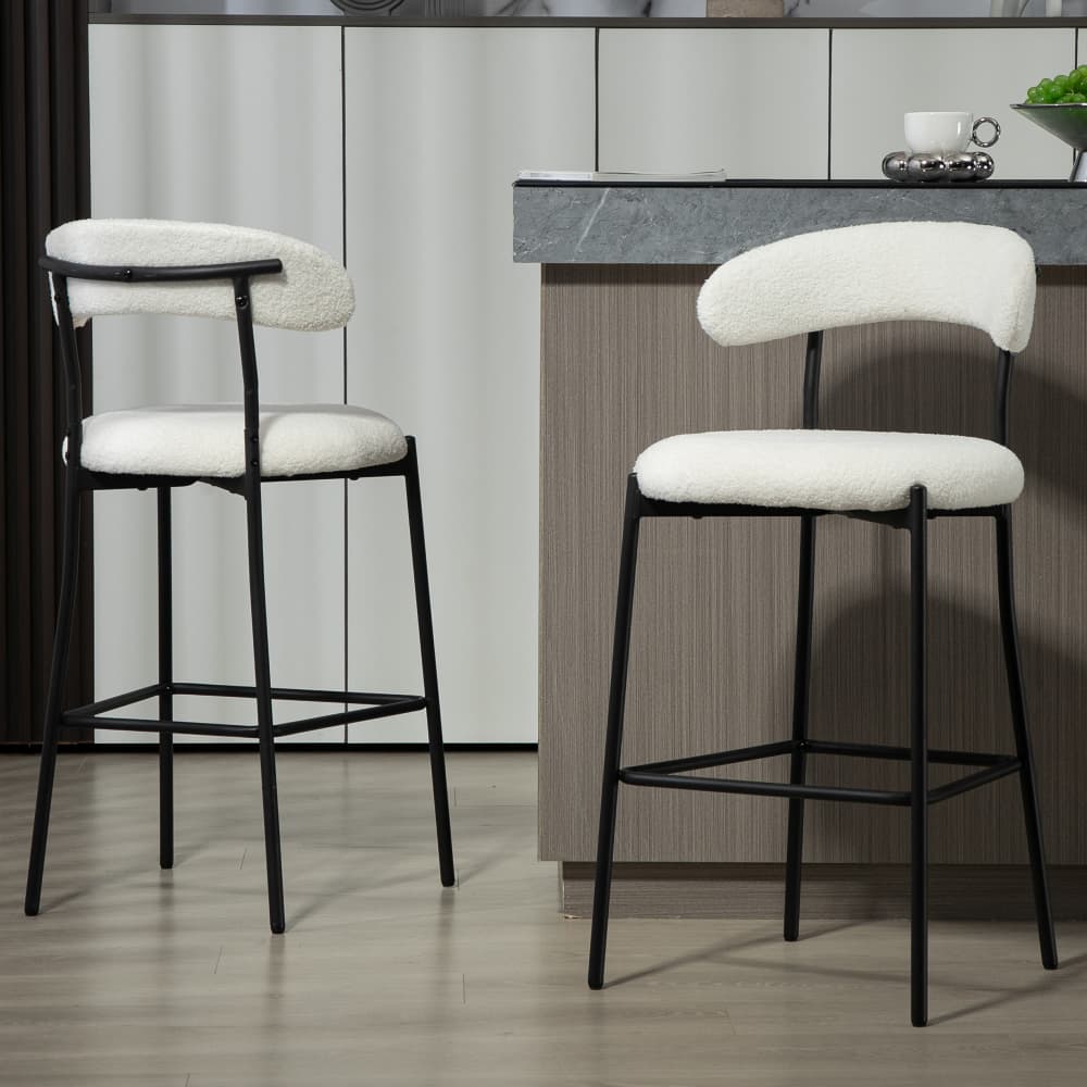 Maison Boucle KAIA-CBO-BEIGE stools - View #2