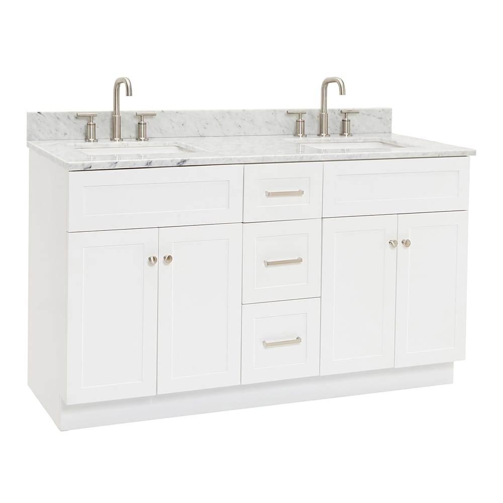 ARIEL F061DCW2RVOWHT Bath-Vanity-Combo - View #3