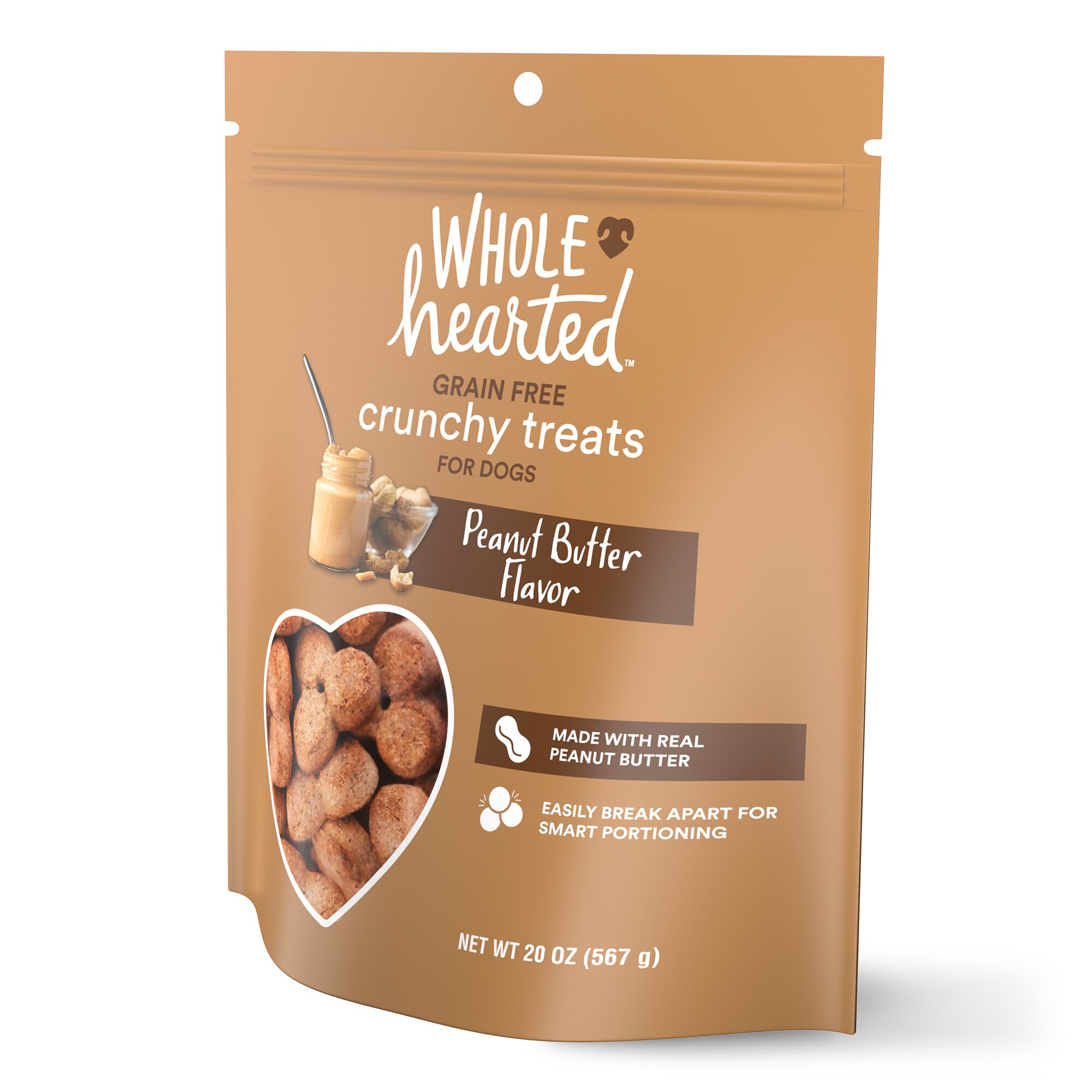 wholehearted peanut butter dog treats