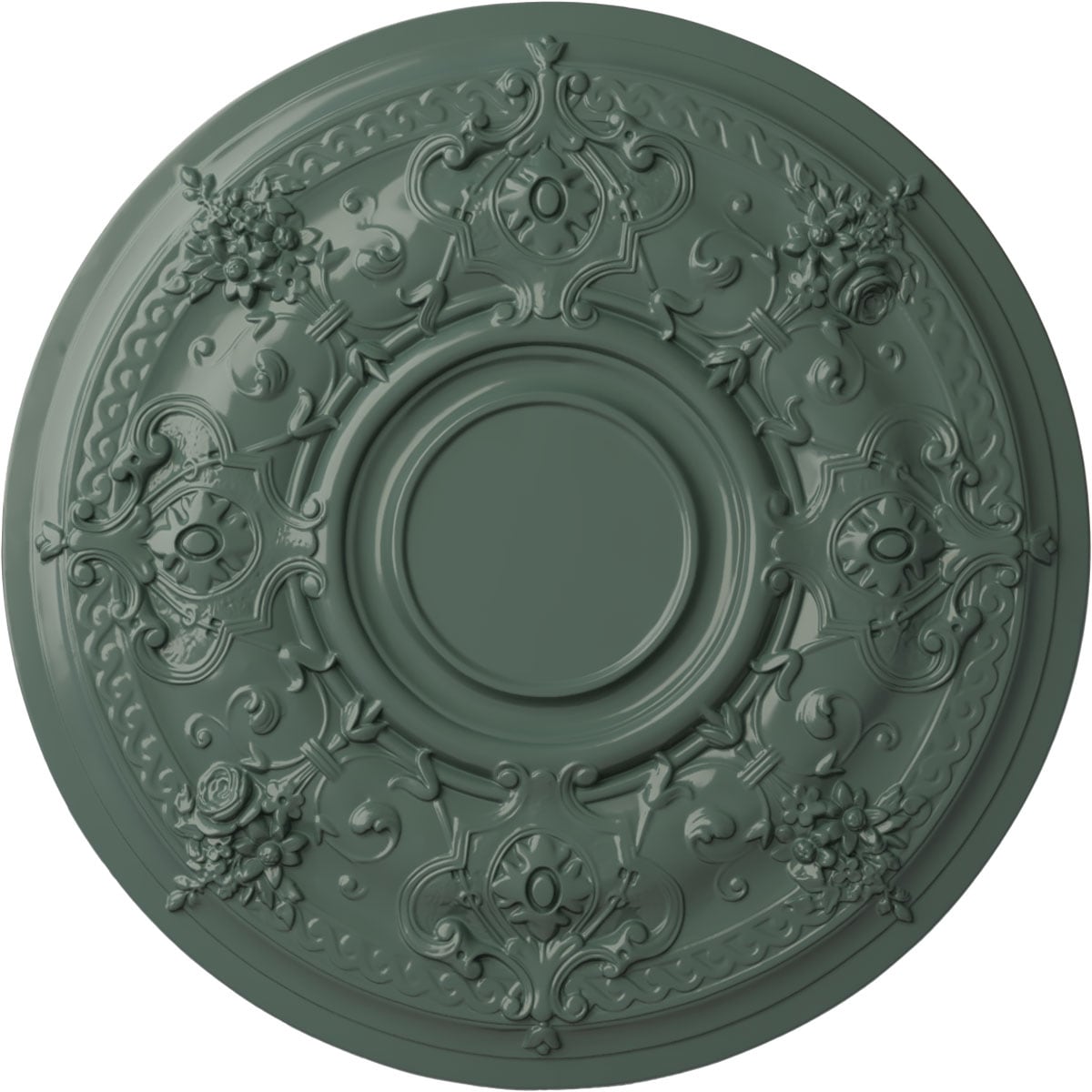 Ekena Millwork CM29DACBF Darnay 29.25-in W x 29.25-in L Painted Cloud Burst Polyurethane Whole Ceiling Medallion