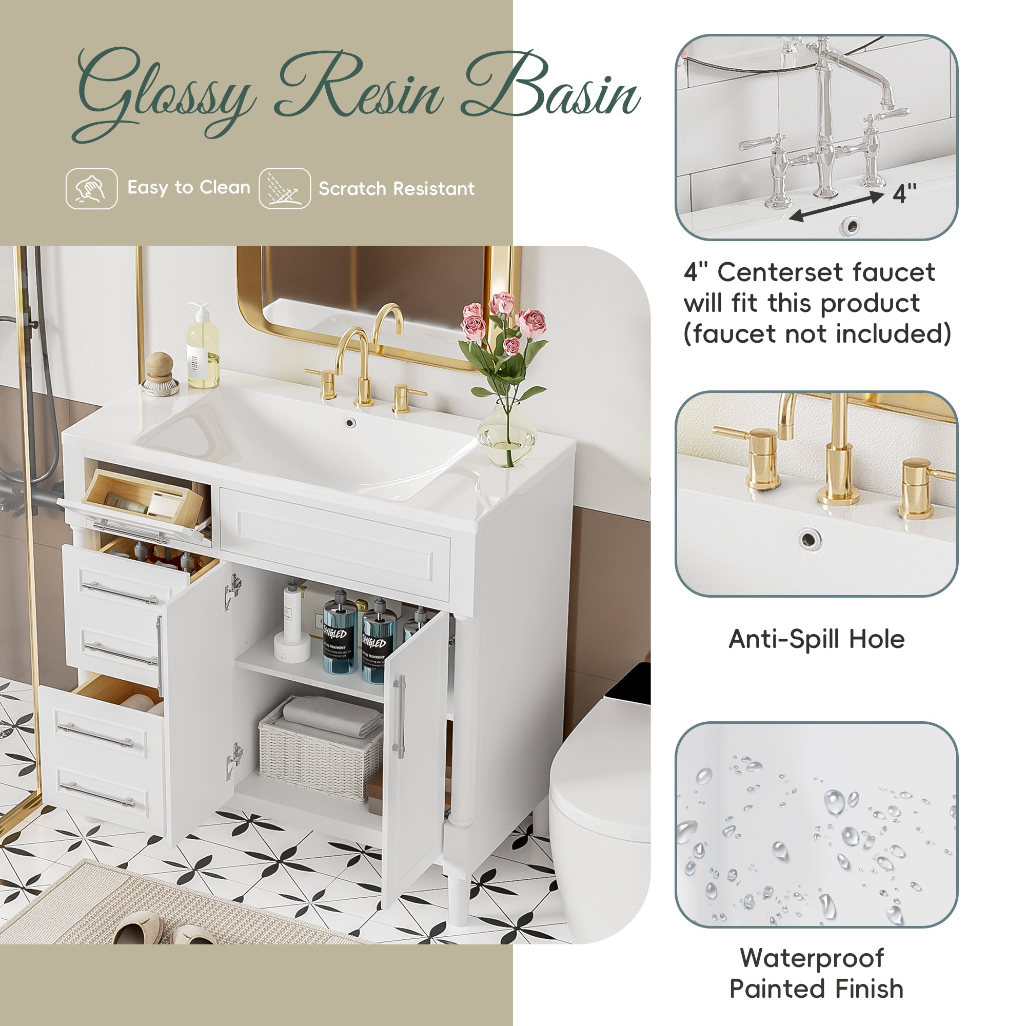 Tatayosi T129AAK-1 Bath-Vanity-Combo - View #5