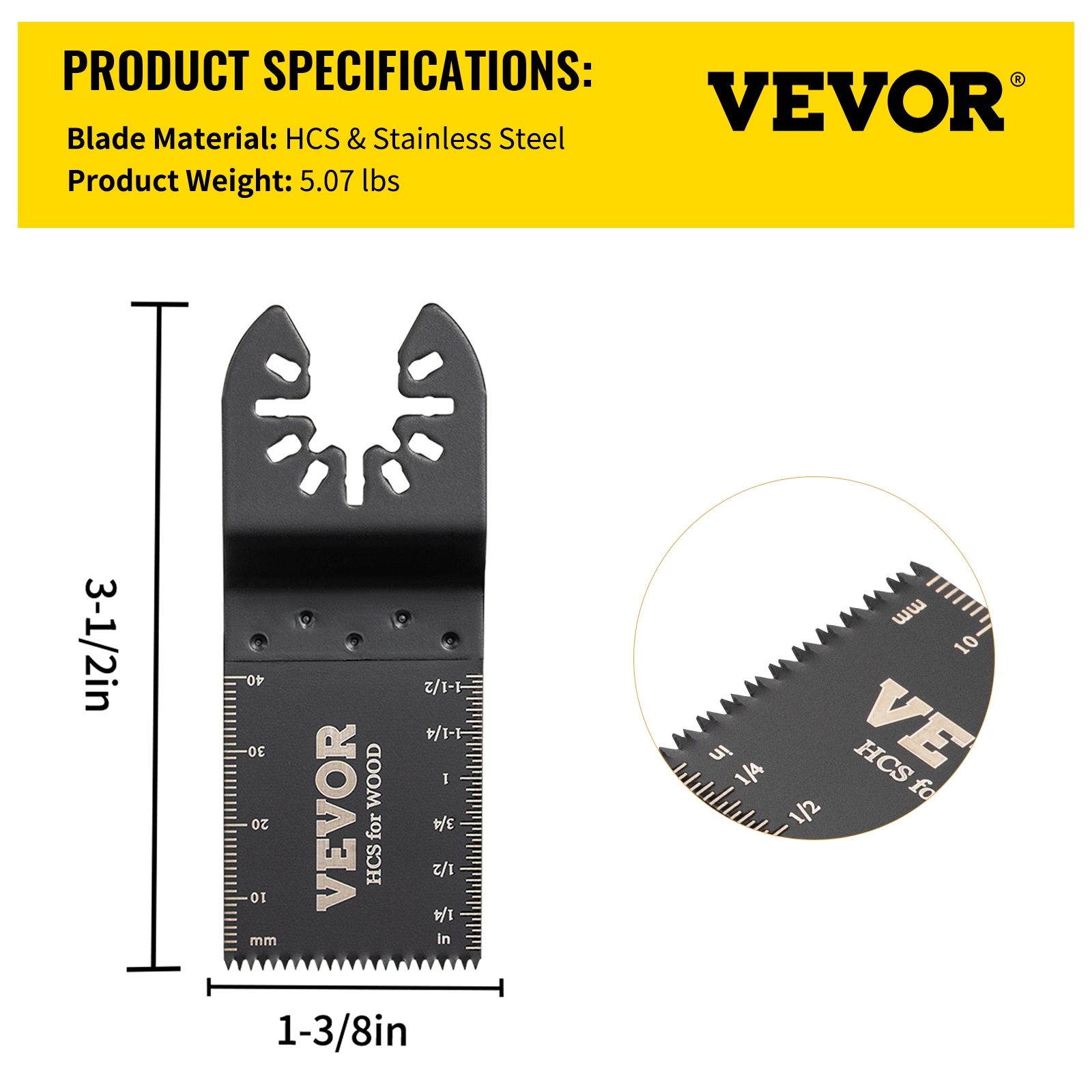 VEVOR BDGJDPG100PCSS199V0 Oscillating-Tool-Accessories - View #8