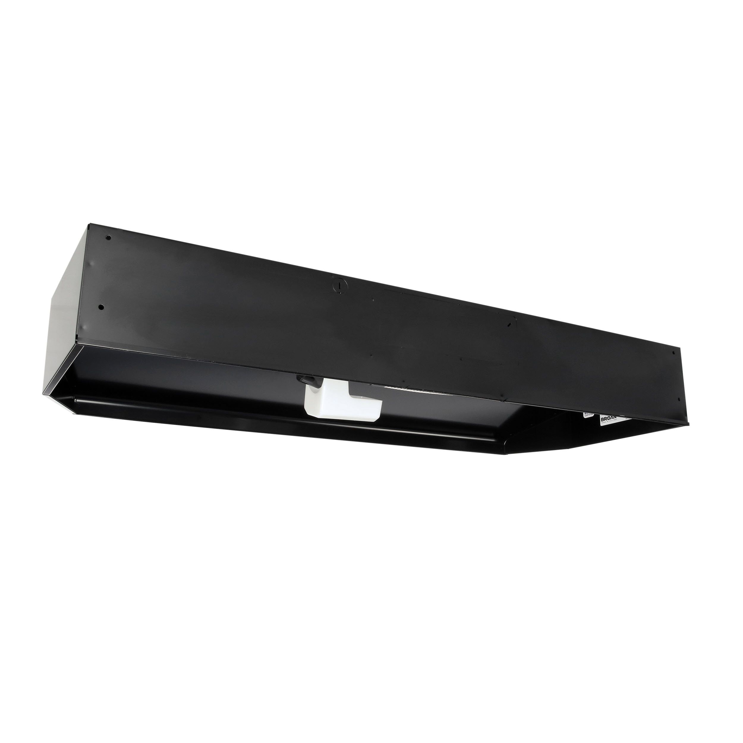 Broan Black Metal 42-inch 2-speed 4-way Convertible Under Cabinet Range Hood 