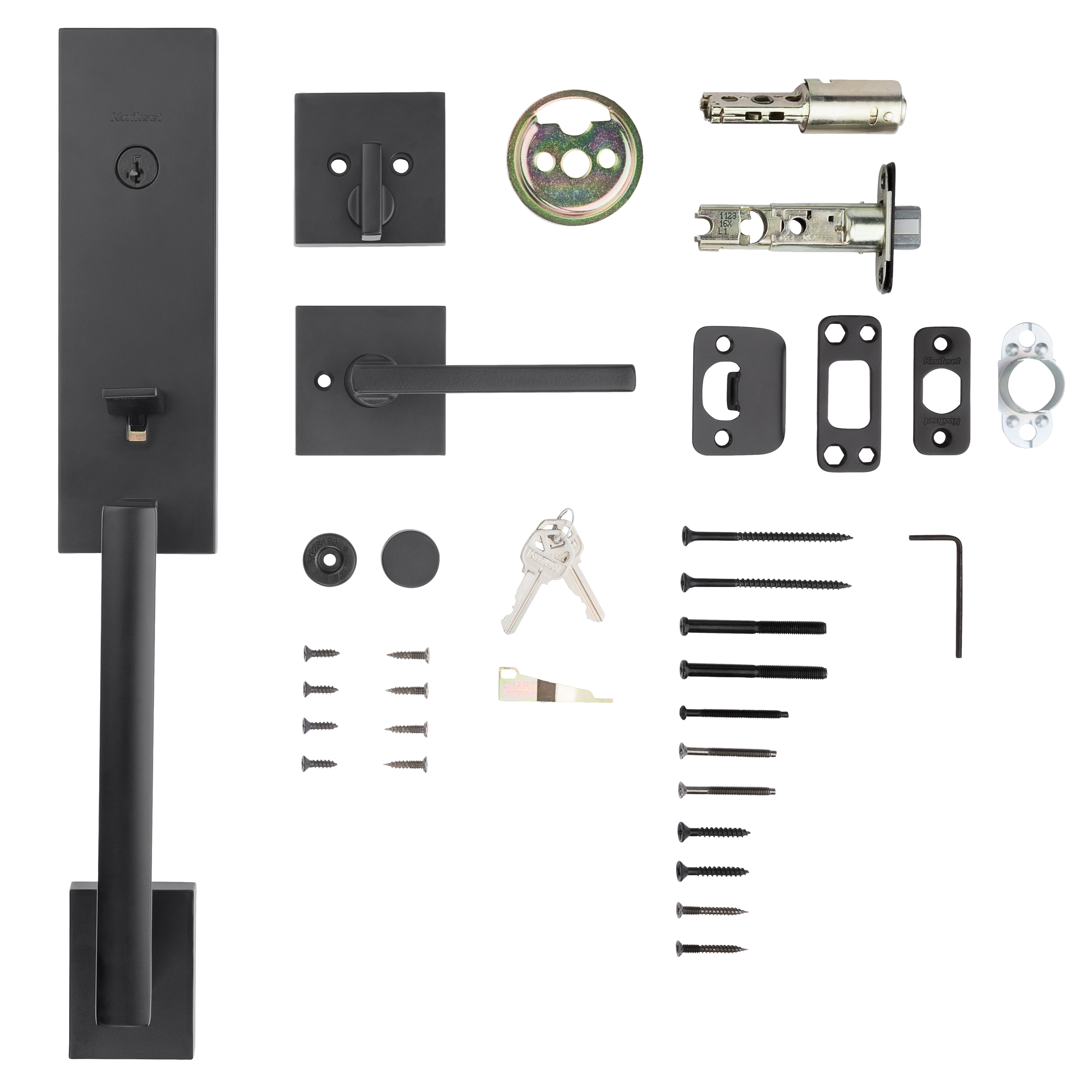 Kwikset Signature Series Vancouver Matte Black Single-Cylinder Deadbolt ...