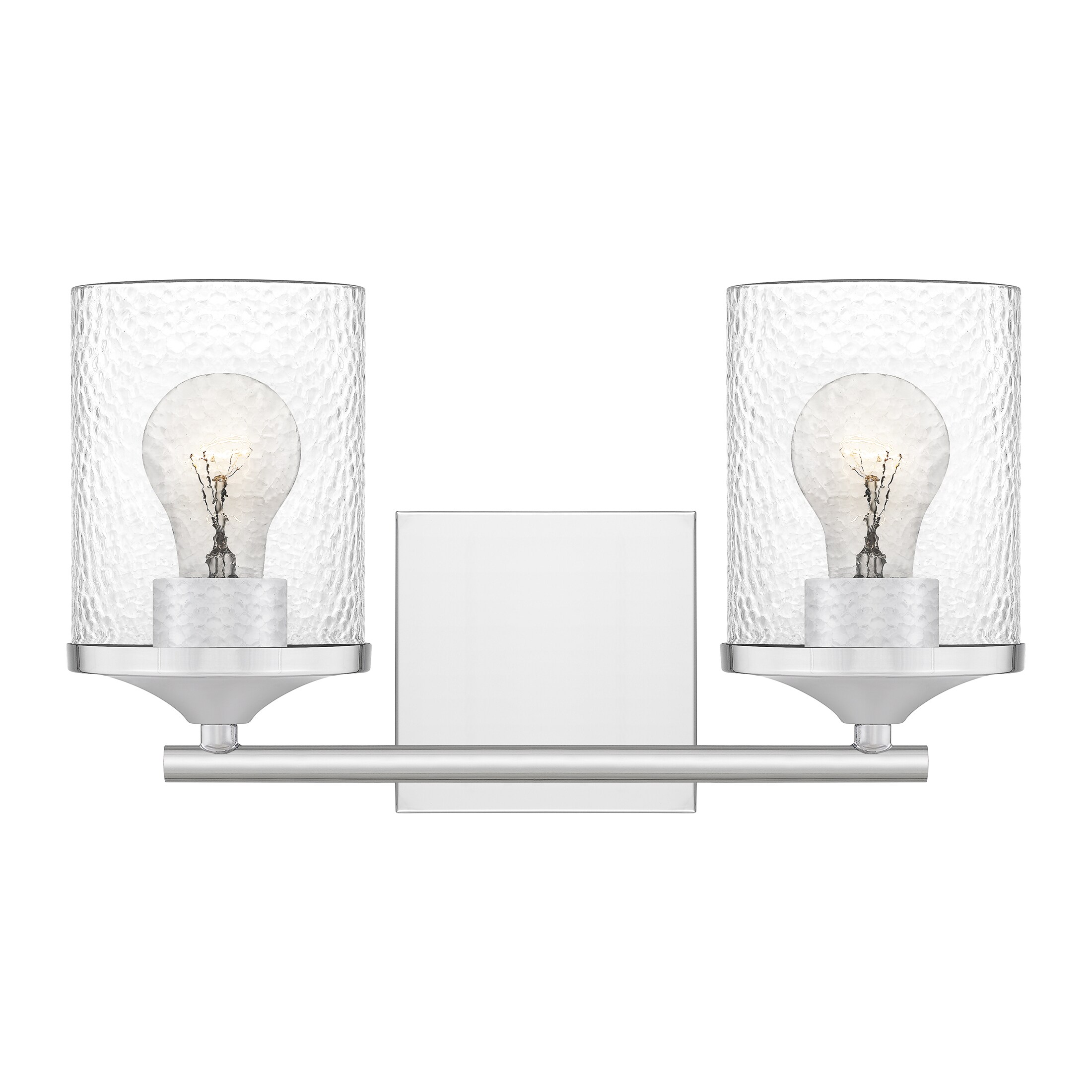 Quoizel ABR8614C Abner 14-in 2-Light Polished Chrome Transitional Vanity Light