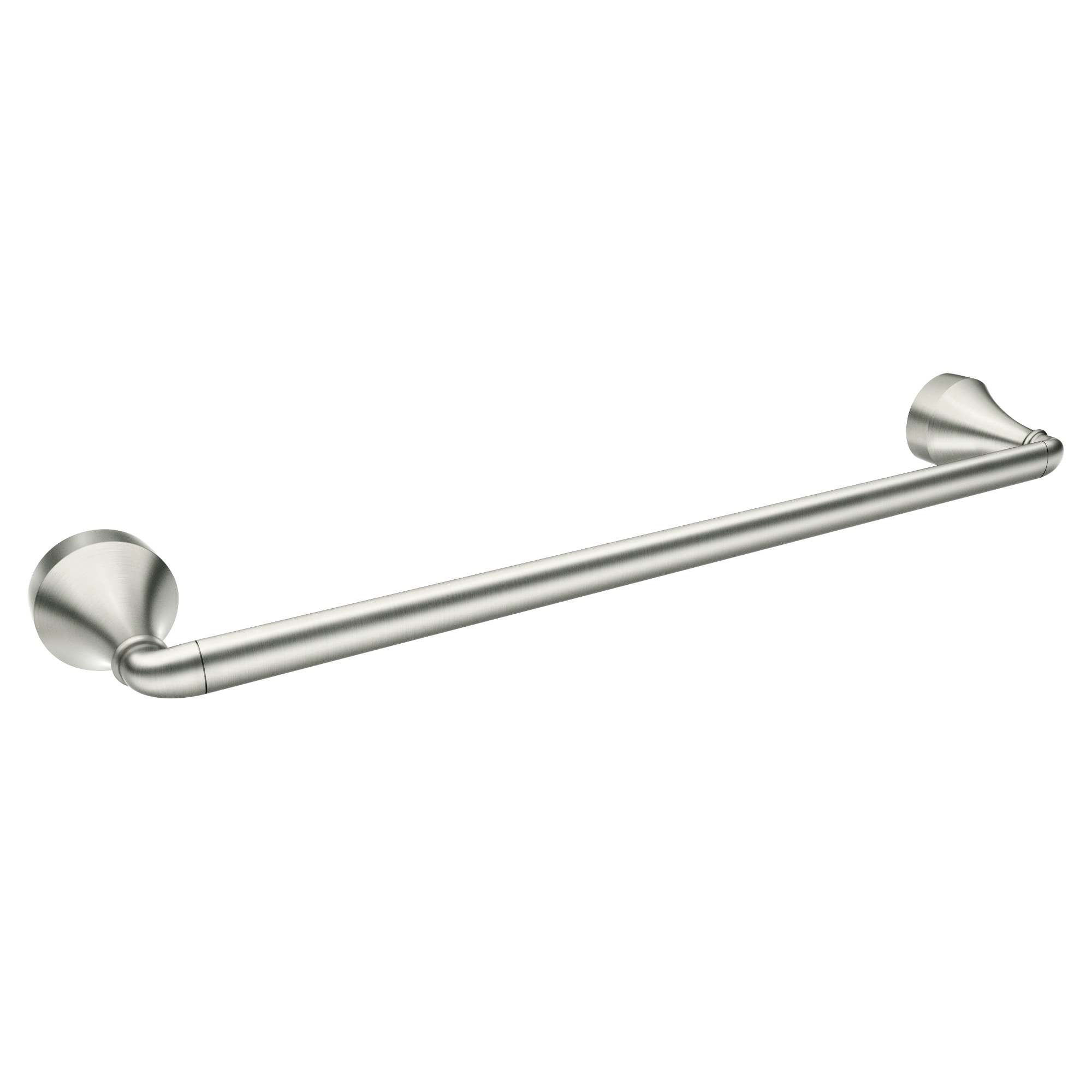 Moen MY6224BN Hamden 24-in Brushed Nickel Wall mount Single Towel Bar