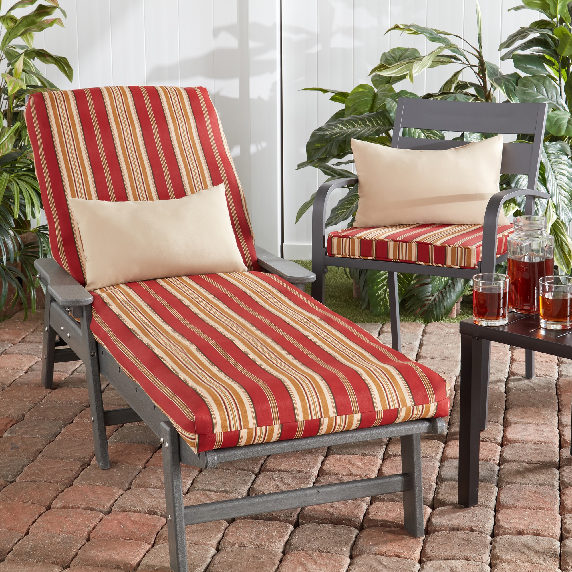 Reviews for Greendale Home Fashions Cayman Stripe 20 in. x 20 in