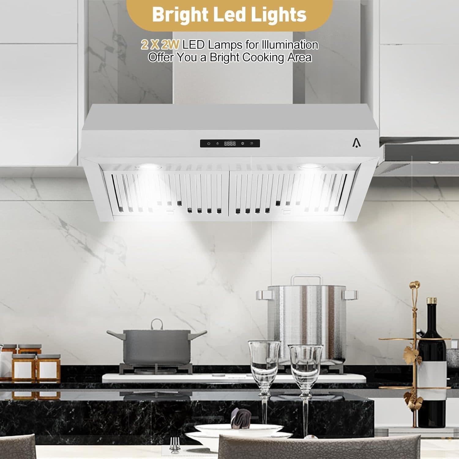 Qeetex 1LSHQQPHO-1315F0T8 Undercabinet-Range-Hoods - View #4