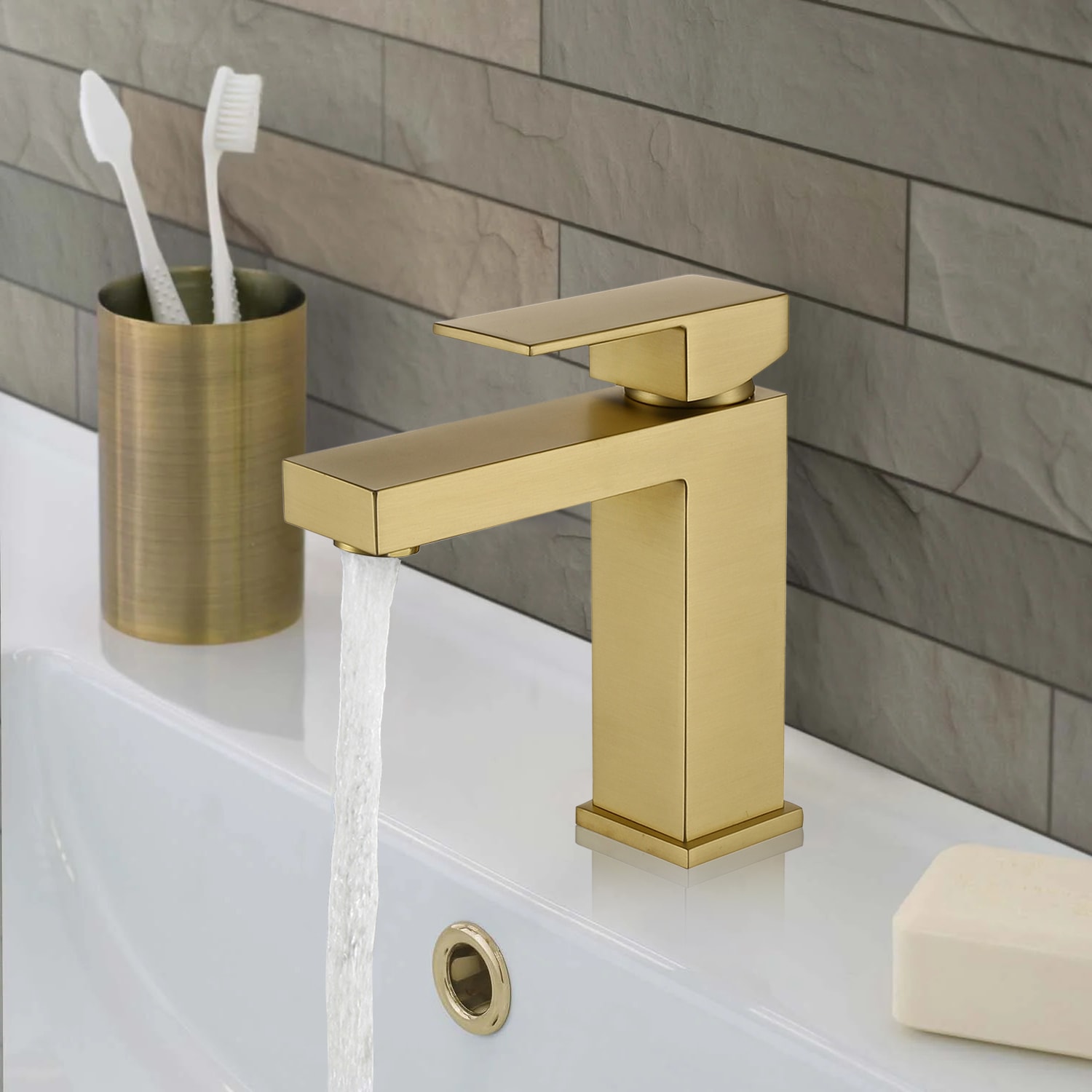 WELLFOR QJ-K-113822BG Lavatory-Faucets - View #2