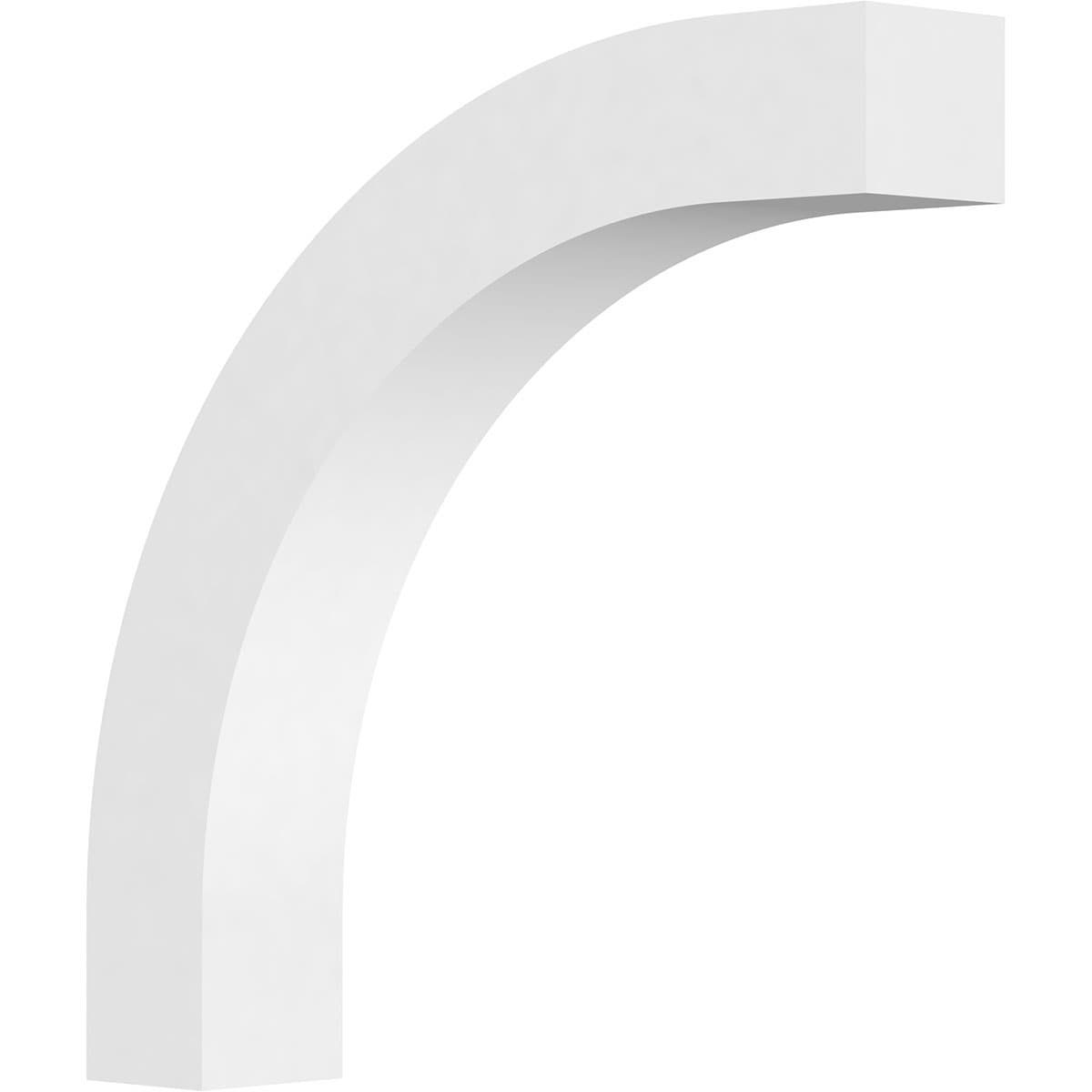 Ekena Millwork BRCP03X18X18HTG 3-in x 18-in x 18-in Unfinished PVC Standard Heritage Knee Brace