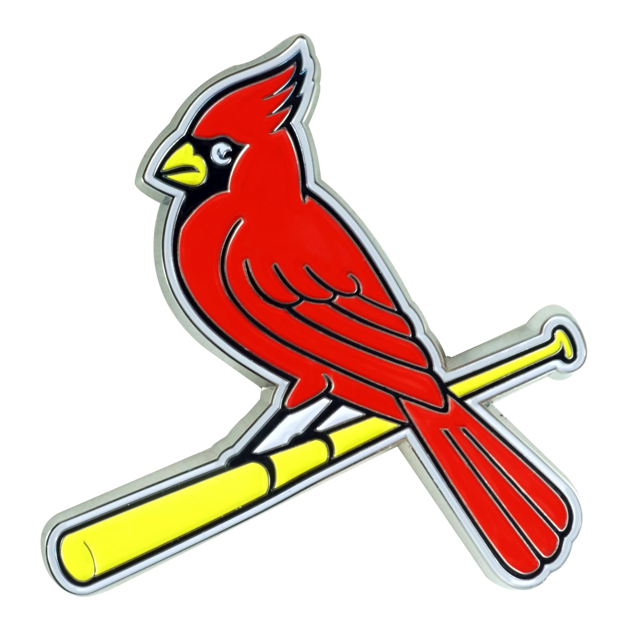 St. Louis Cardinals Color Hitch Cover - Chrome