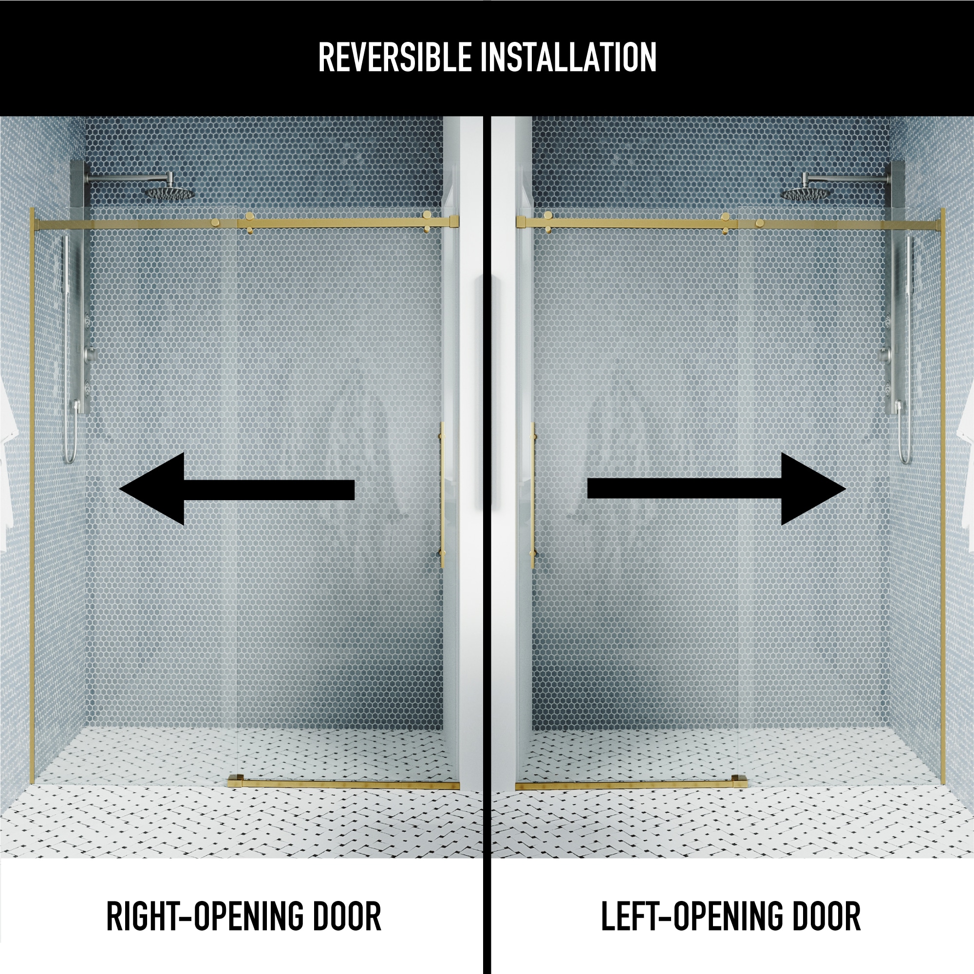 VIGO VG6043MGCL6074 Shower-Doors - View #3