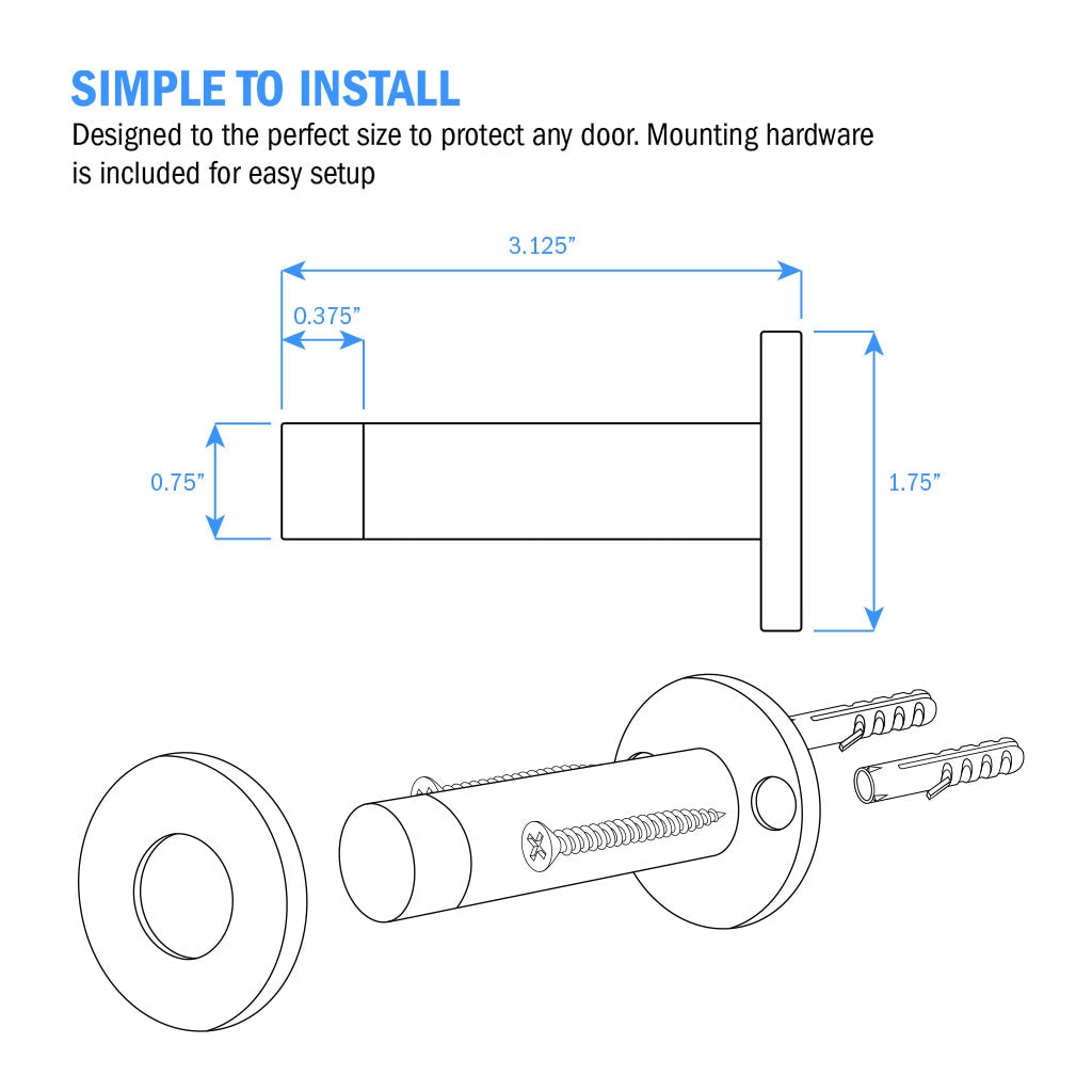 Nuk3y DSIX13-BK Door-Bumpers-Stops2 - View #4