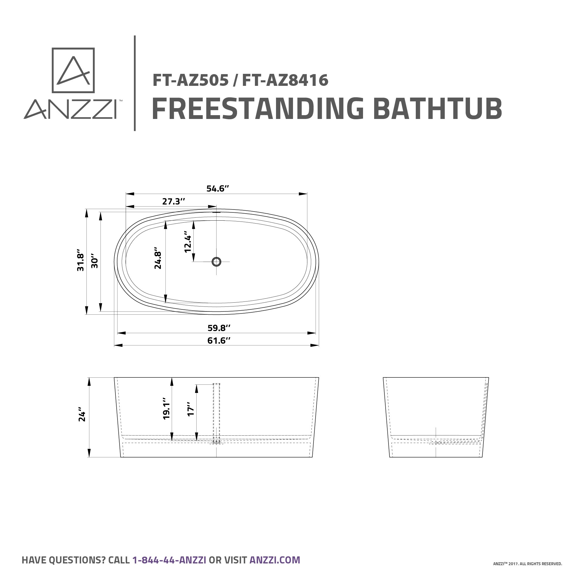 ANZZI FT-AZ505 bathtubs - View #2