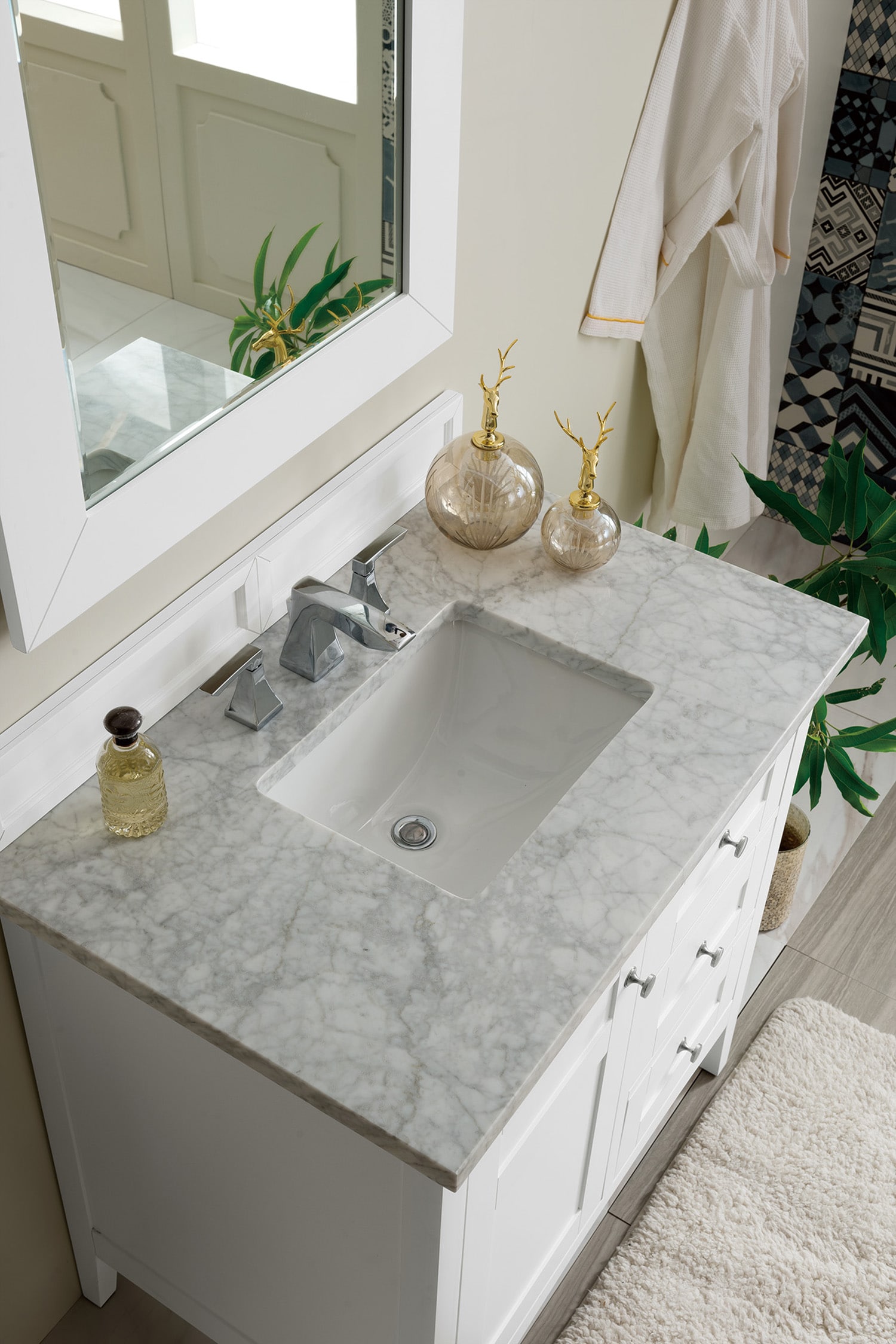 James Martin Vanities 527-V36-BW-3CAR Bath-Vanity-Combo - View #3