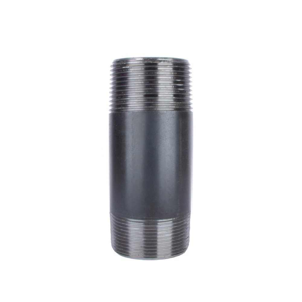 STZ NIPPLE 1 1/4X4 BLK