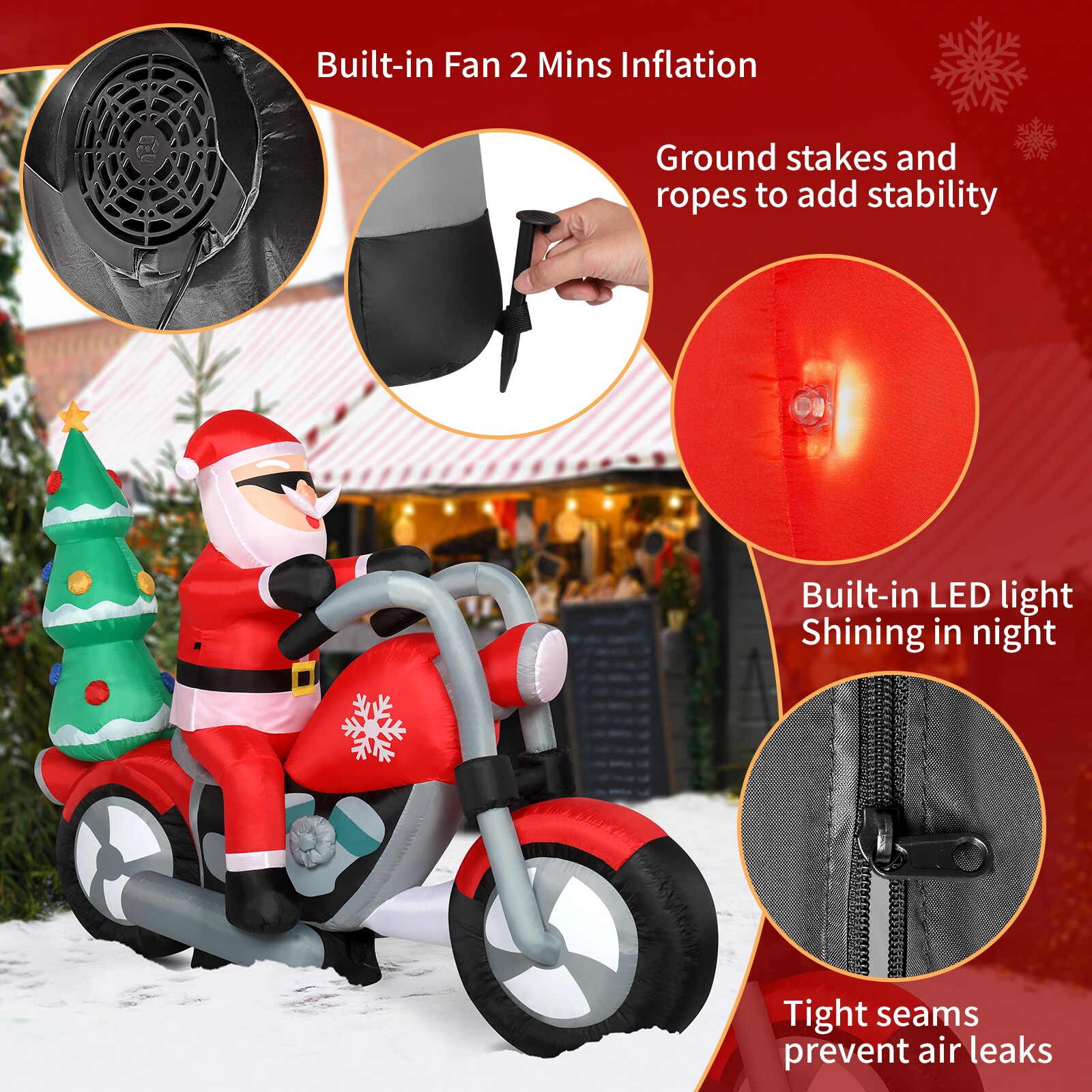 VEELIKE 59550261 Outdoor-Christmas-Decor - View #5