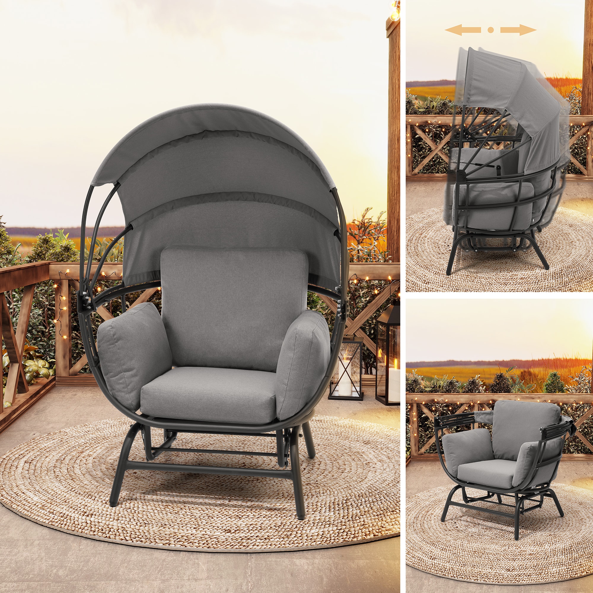 Crestlive Products CL-DC205BGG Patio-Chairs - View #4