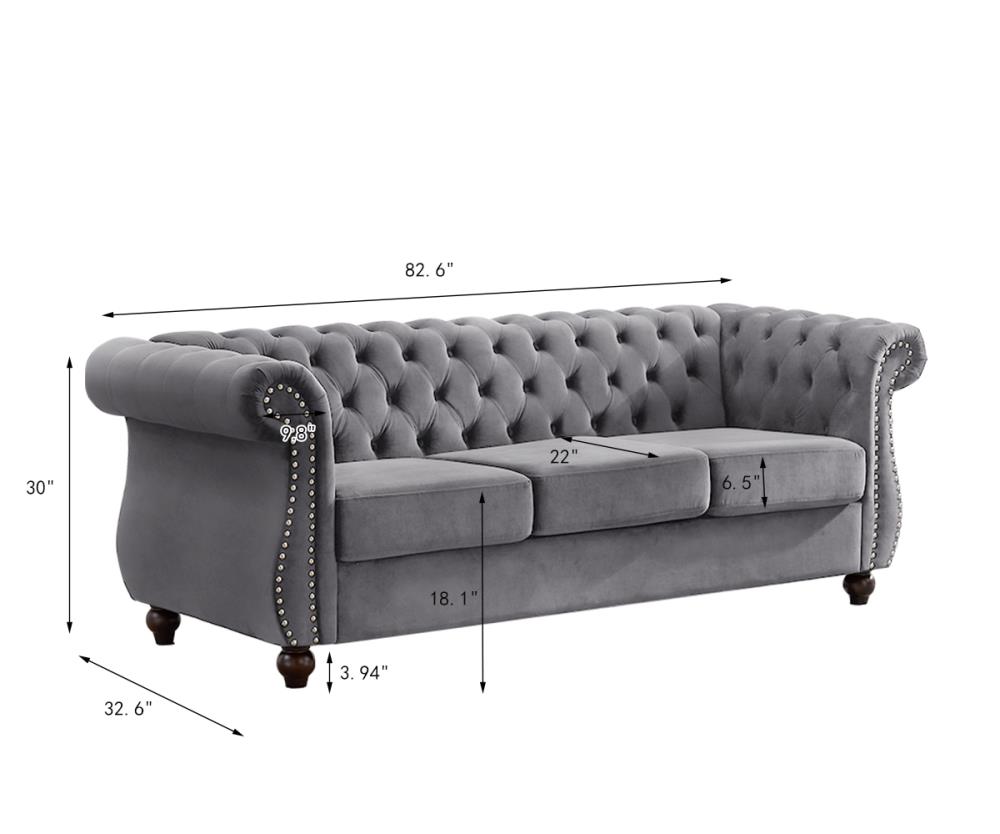 CASAINC SF-XCH8004DG Sofas-Loveseats - View #5