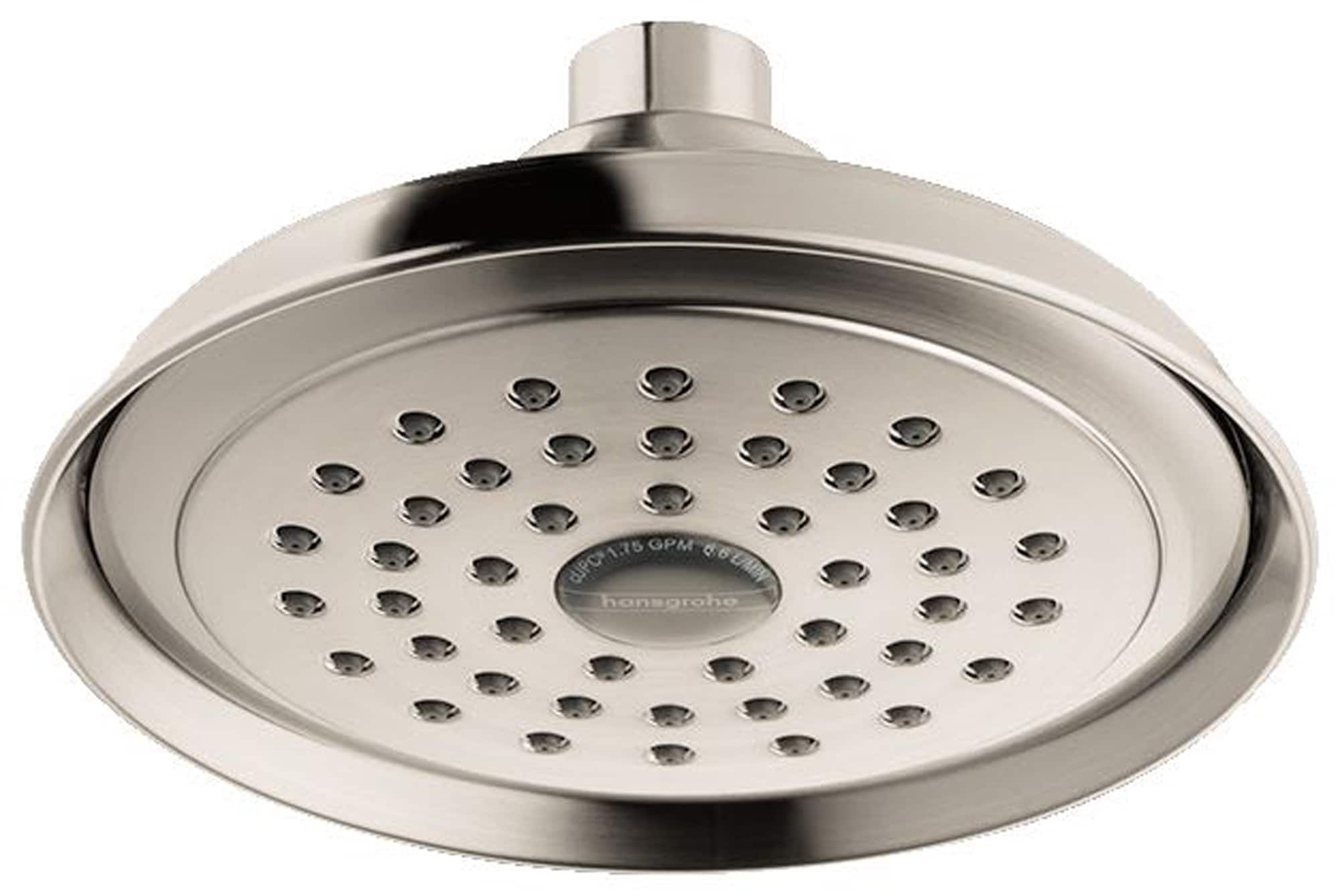 Hansgrohe 04933820 Joleena Brushed Nickel 1-handle Single function 8.1-Inches Round Shower Faucet