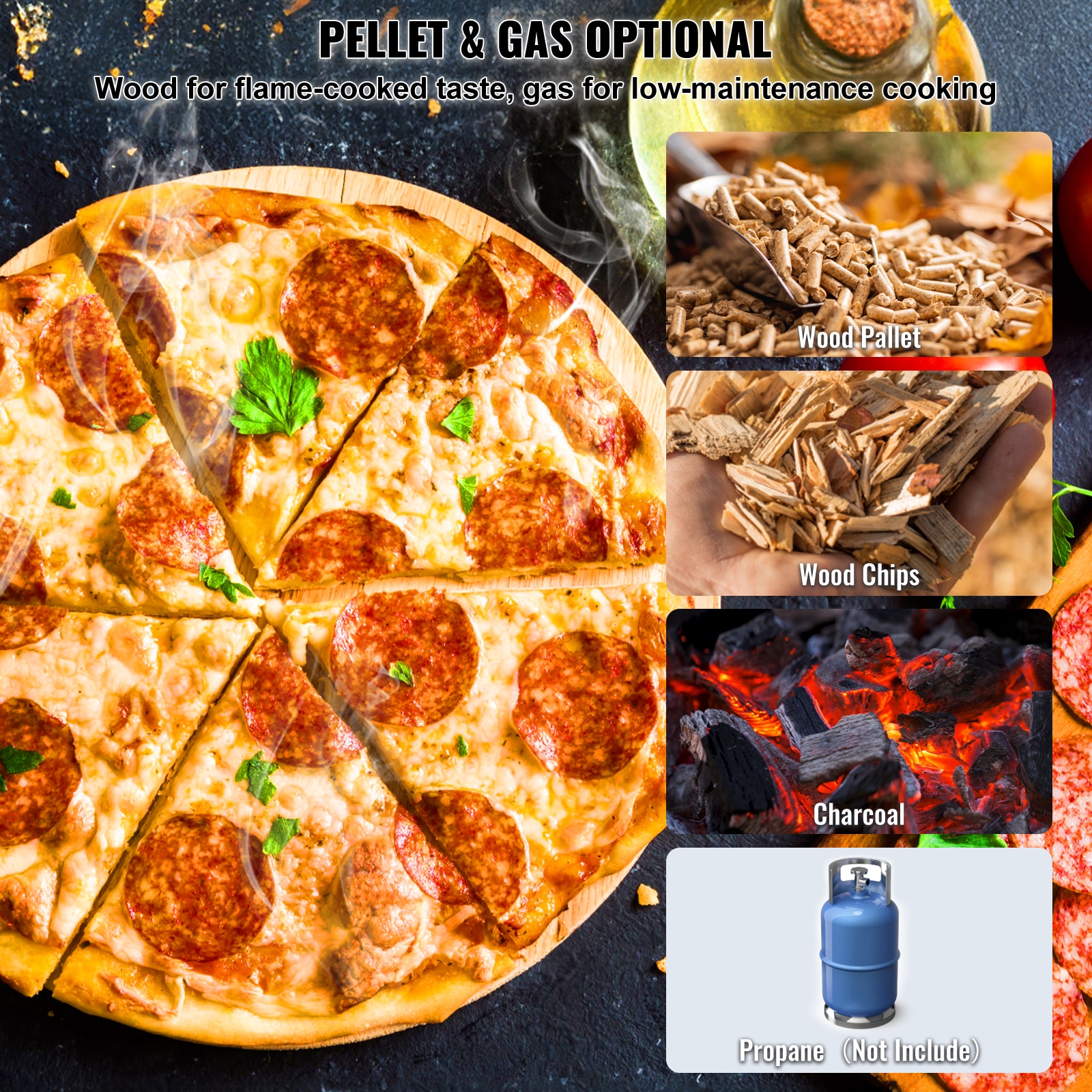 VEVOR BXPSLWNZWDJBRGWUJV0 Outdoor-Pizza-Ovens - View #4