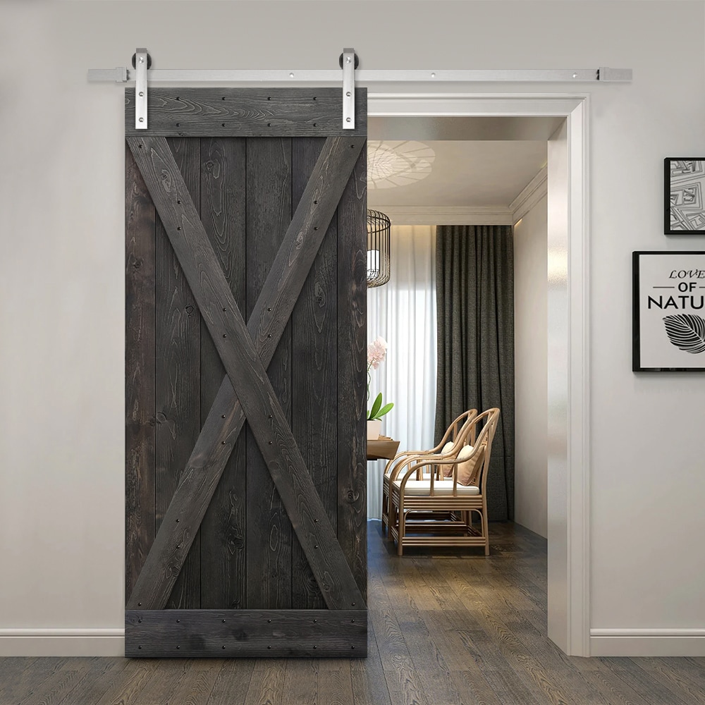 CALHOME TSQ03-SS+ASM-X36DT Barn-Doors - View #2