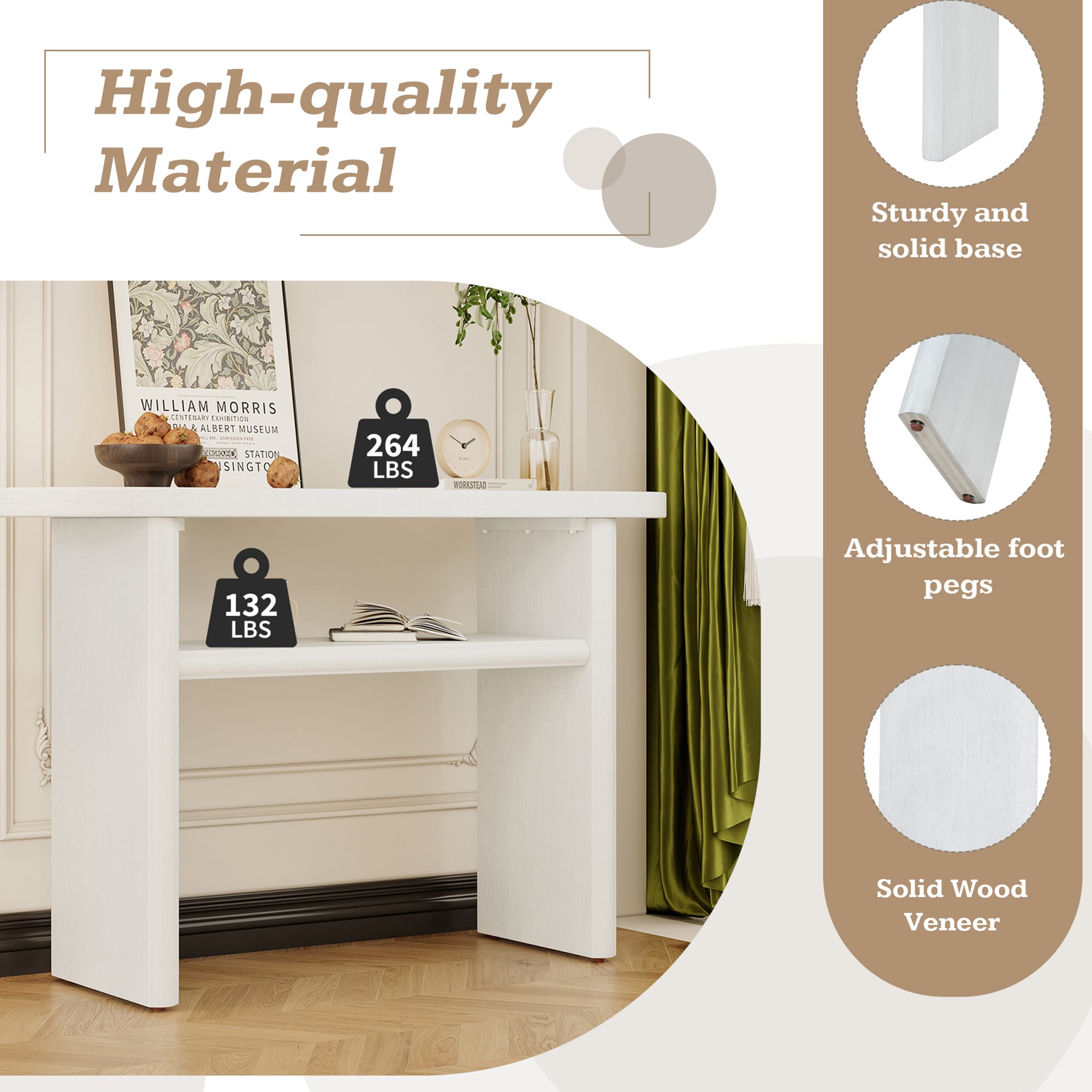 ModernLuxe N715P195554K Console-Sofa-Tables - View #4