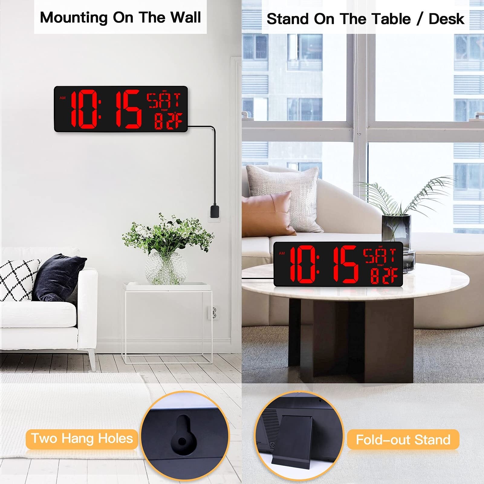 Phewnyzo LPW0518W077 Indoor-Outdoor-Clocks - View #6