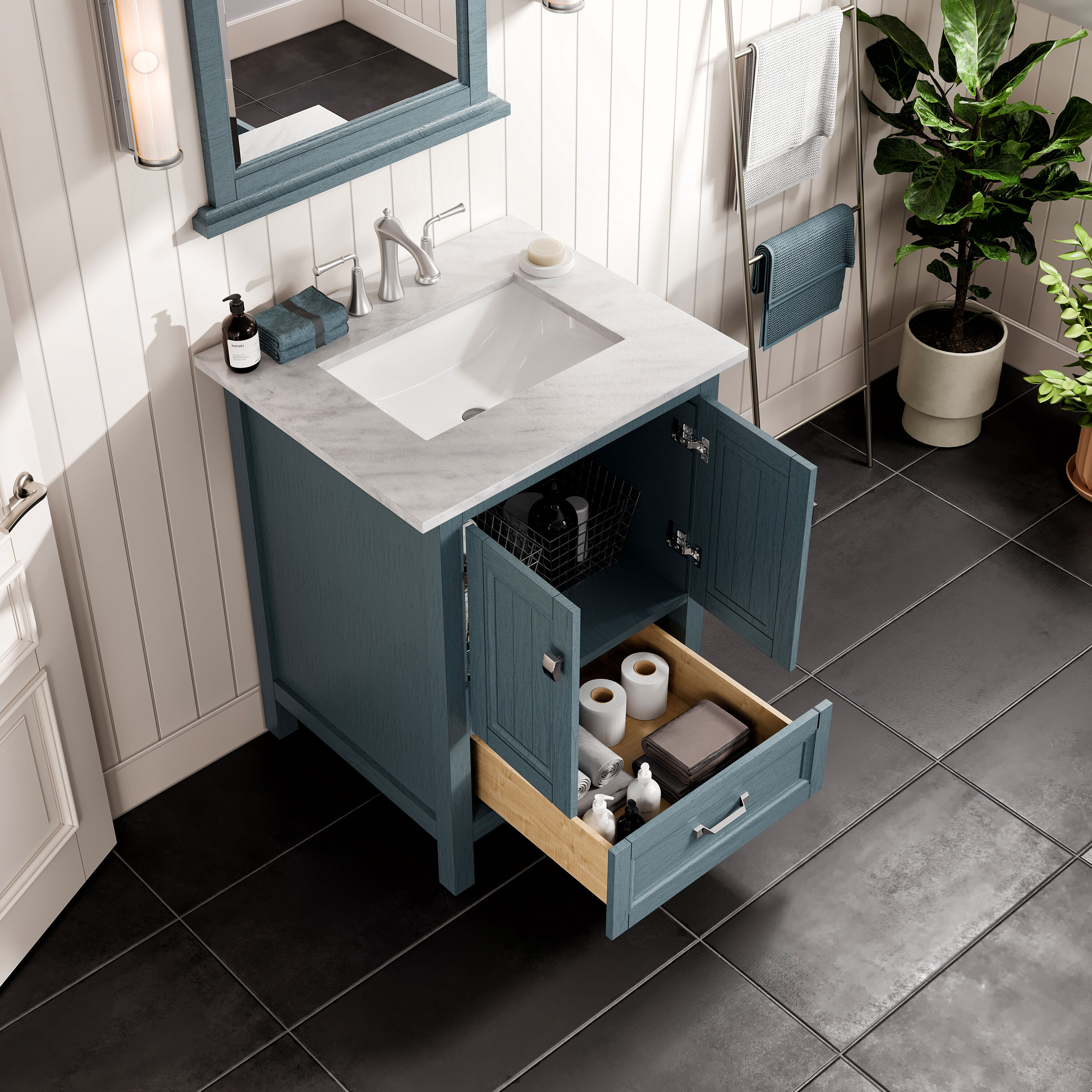 Eviva EVVN612-24AB Bath-Vanity-Combo - View #4