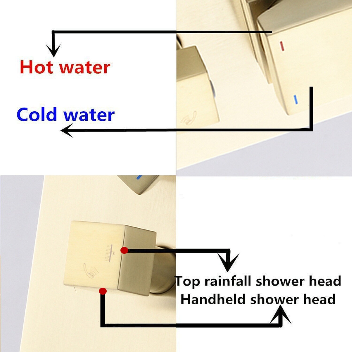 WELLFOR DTG-806CS12BG Tub-Shower-Faucets - View #5