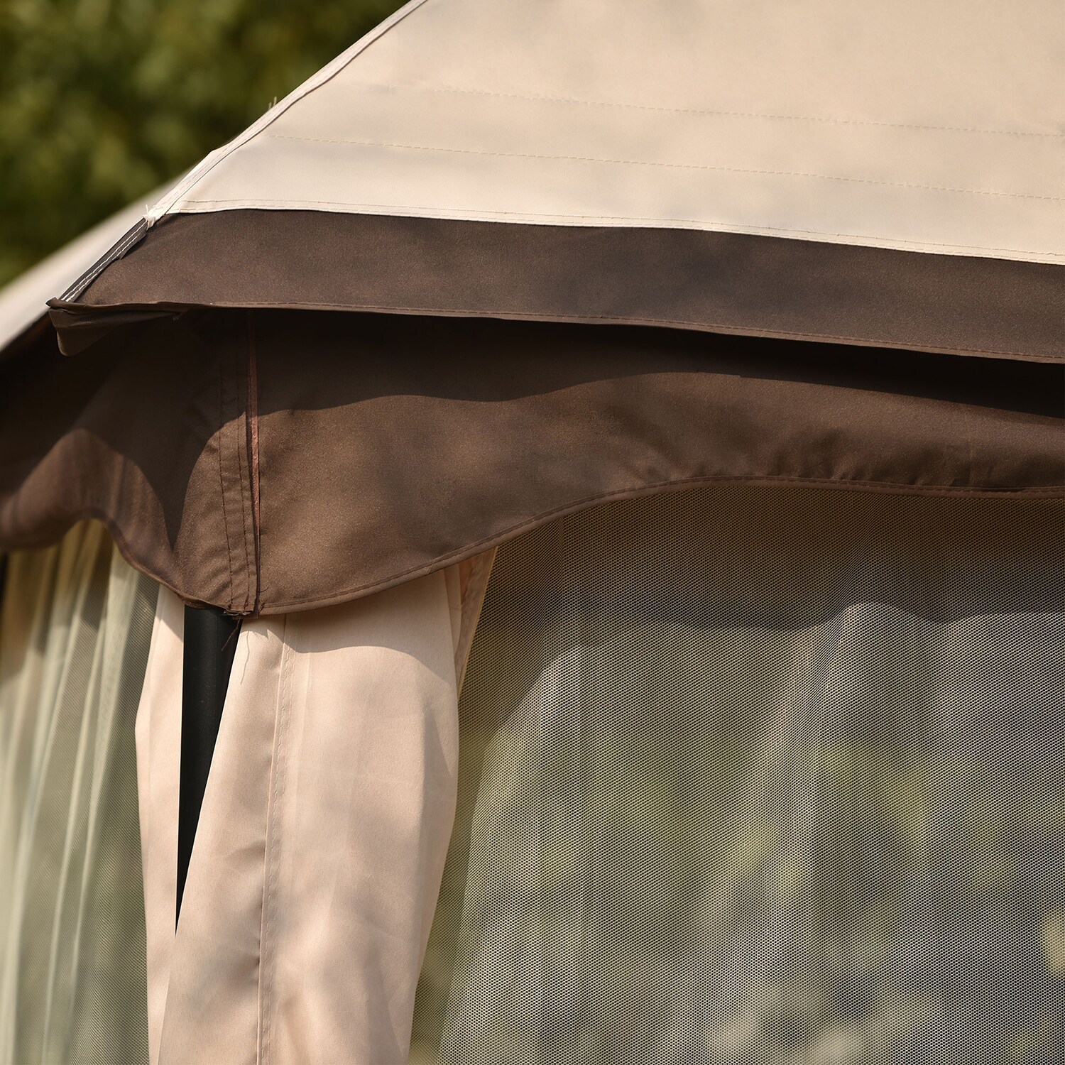 SINOFURN SYA020159BG Wood-Resin-Gazebos - View #2