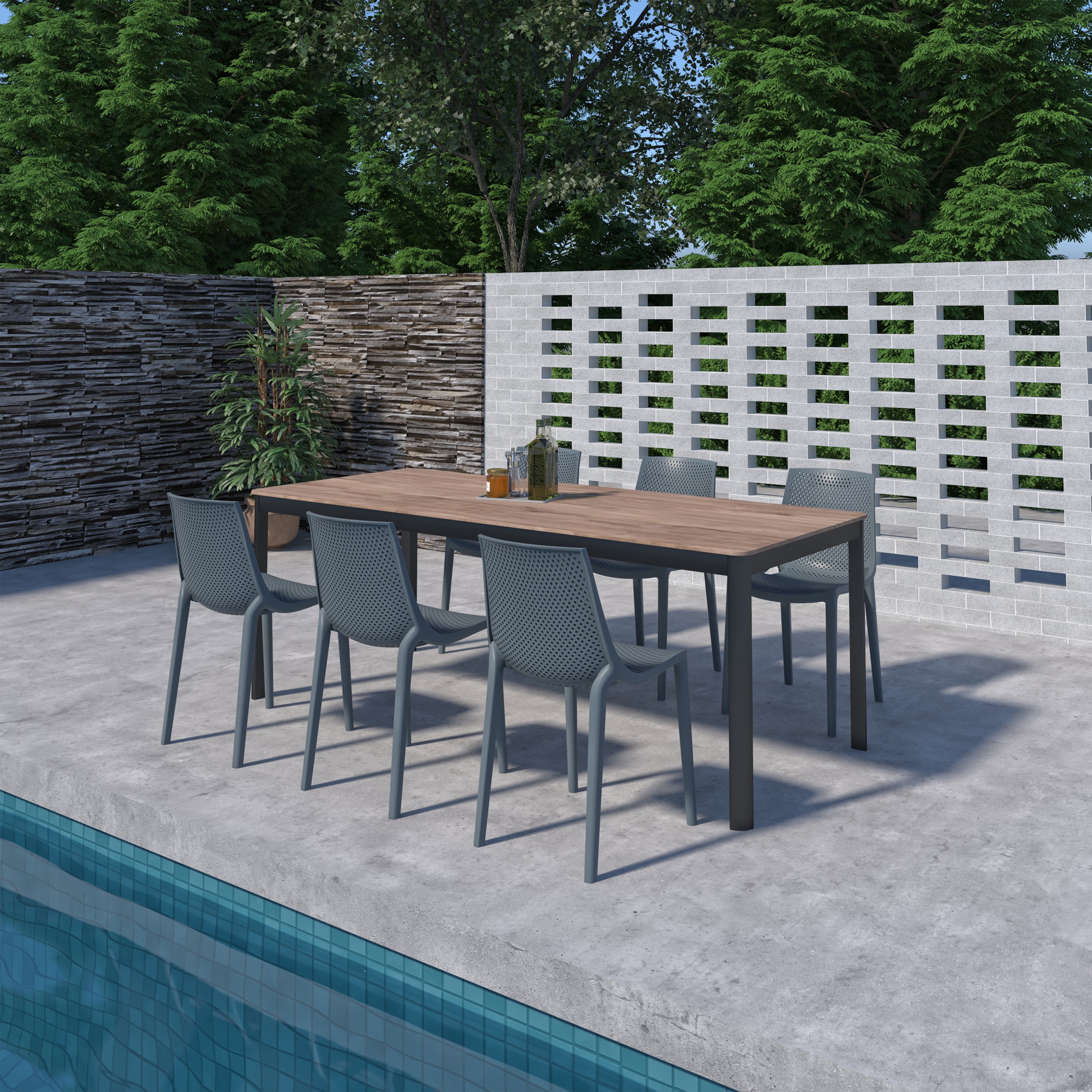 Amazonia LWS-BRL-GR-6VAL-GR Patio-Dining-Sets - View #3