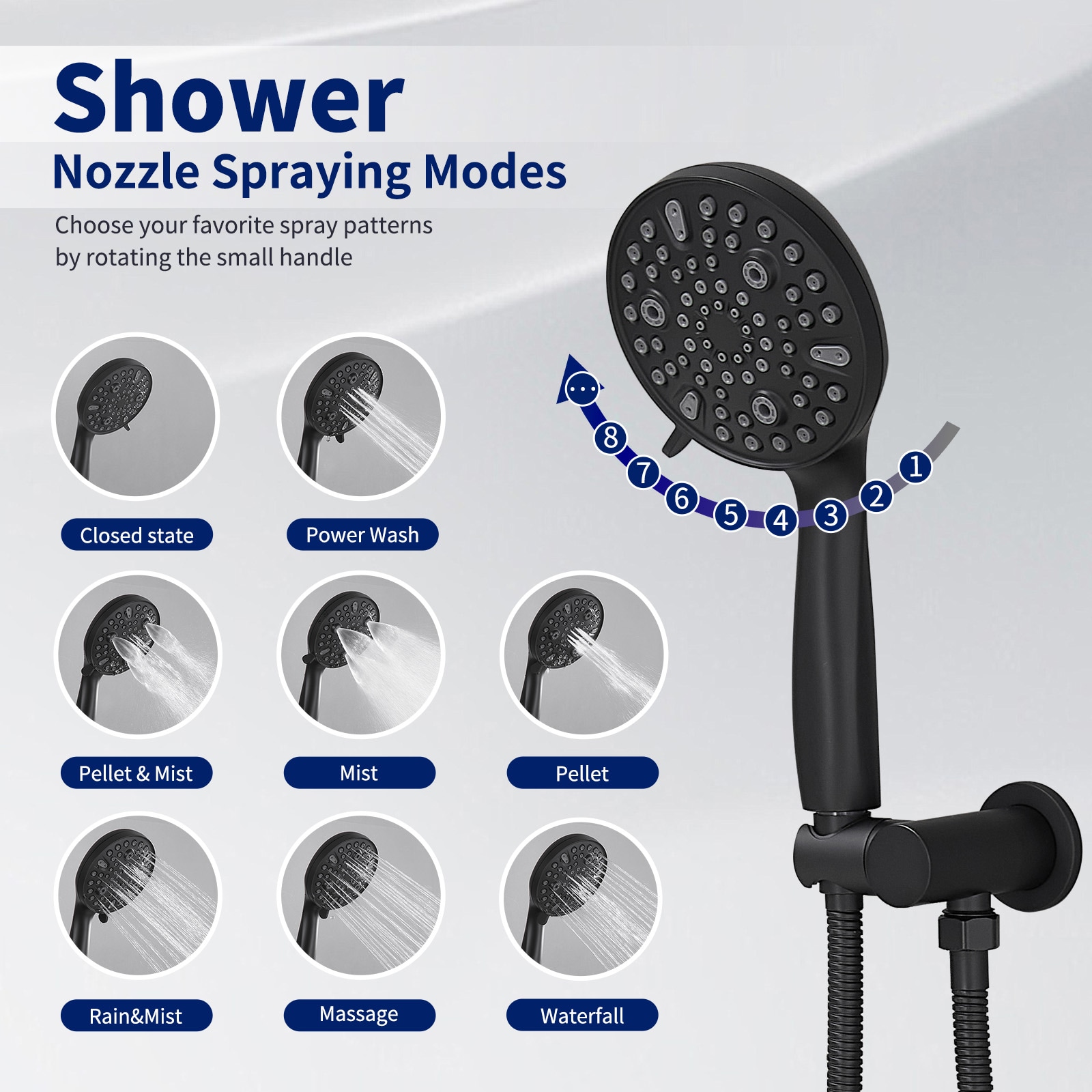 BWE A-98018-B Showerhead-Bar-Panels - View #4