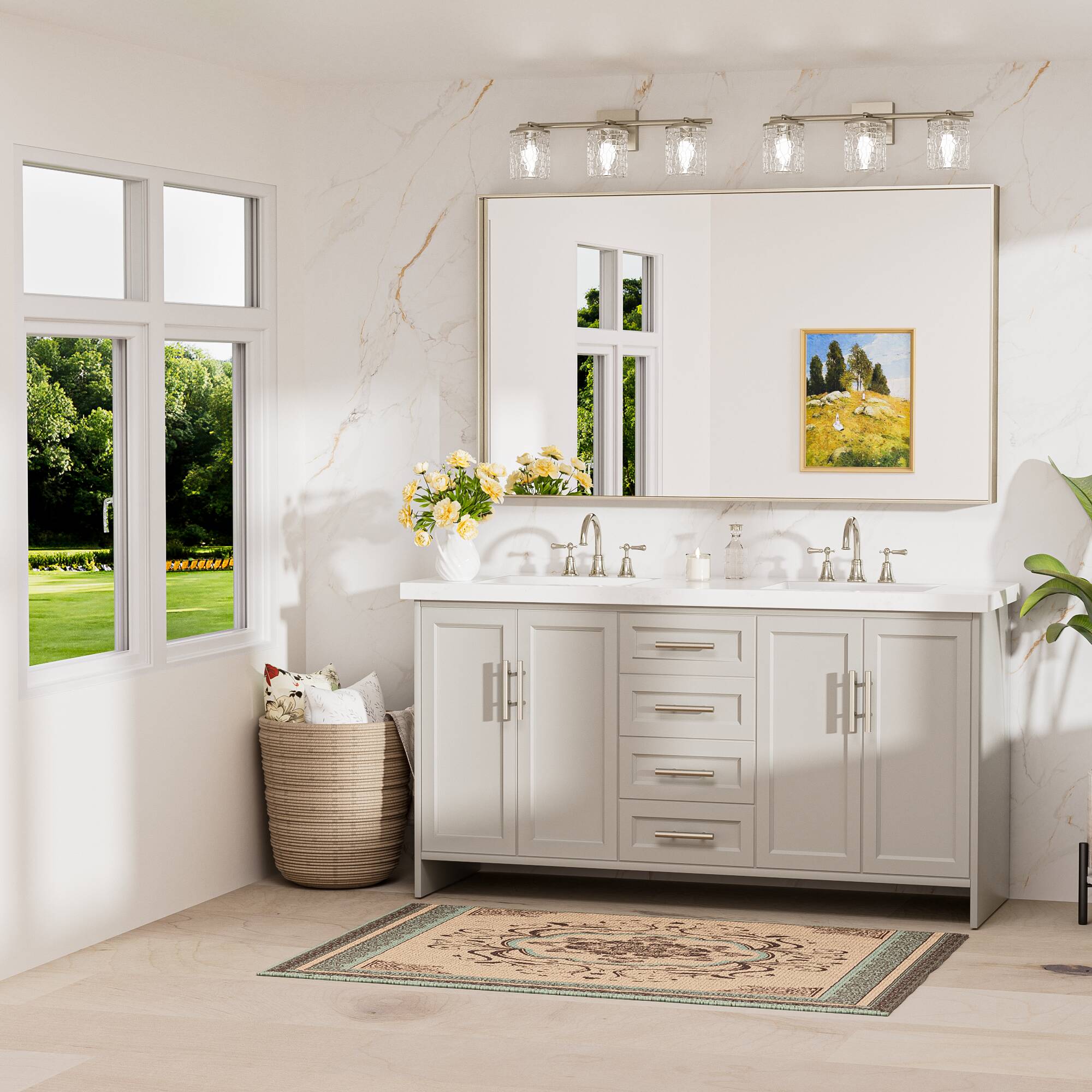 Keonjinn LW-JZ-JSKFJ-15291NI Decor-Mirrors - View #2