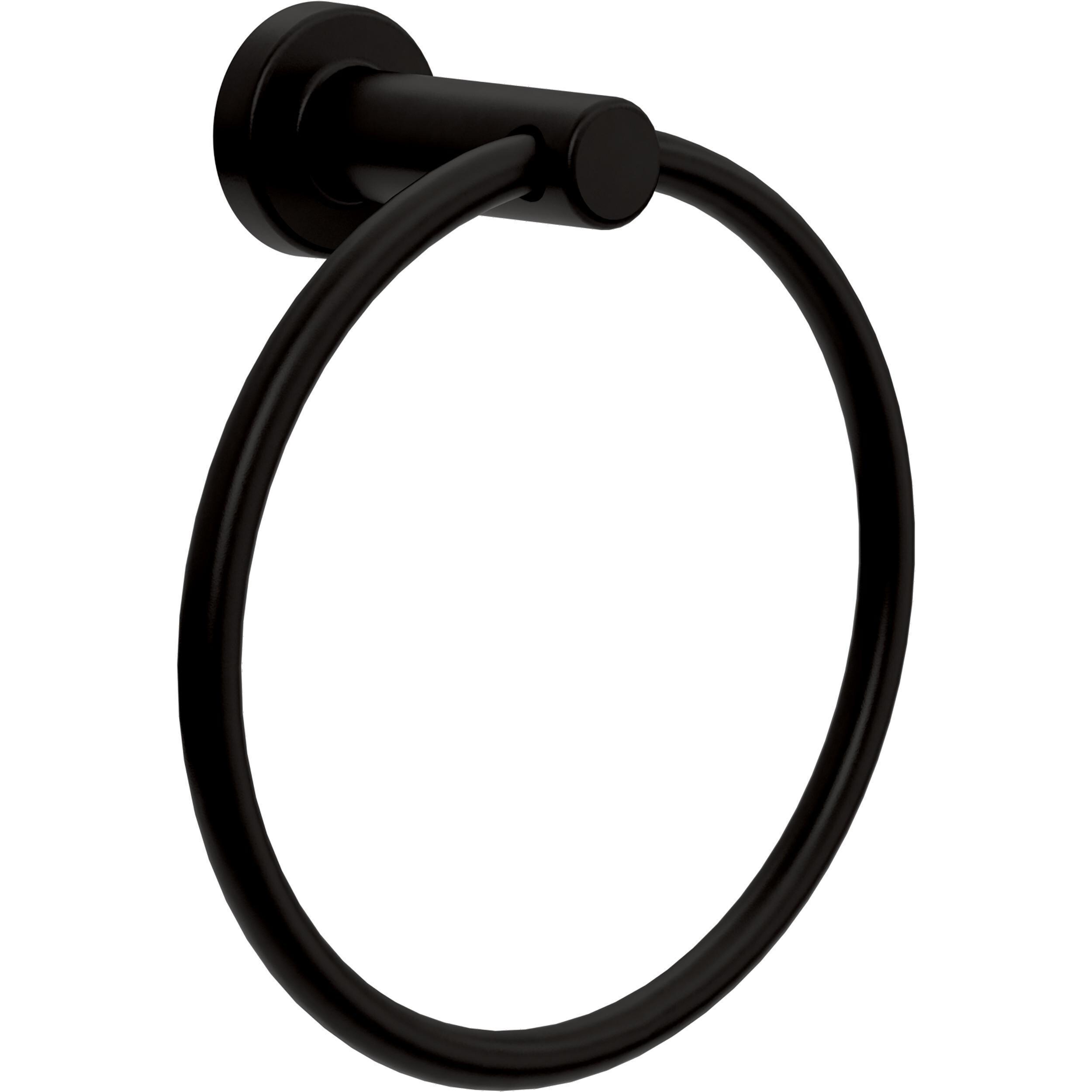 Wake Matte Black 5-Piece Metal Bathroom Hardware Set