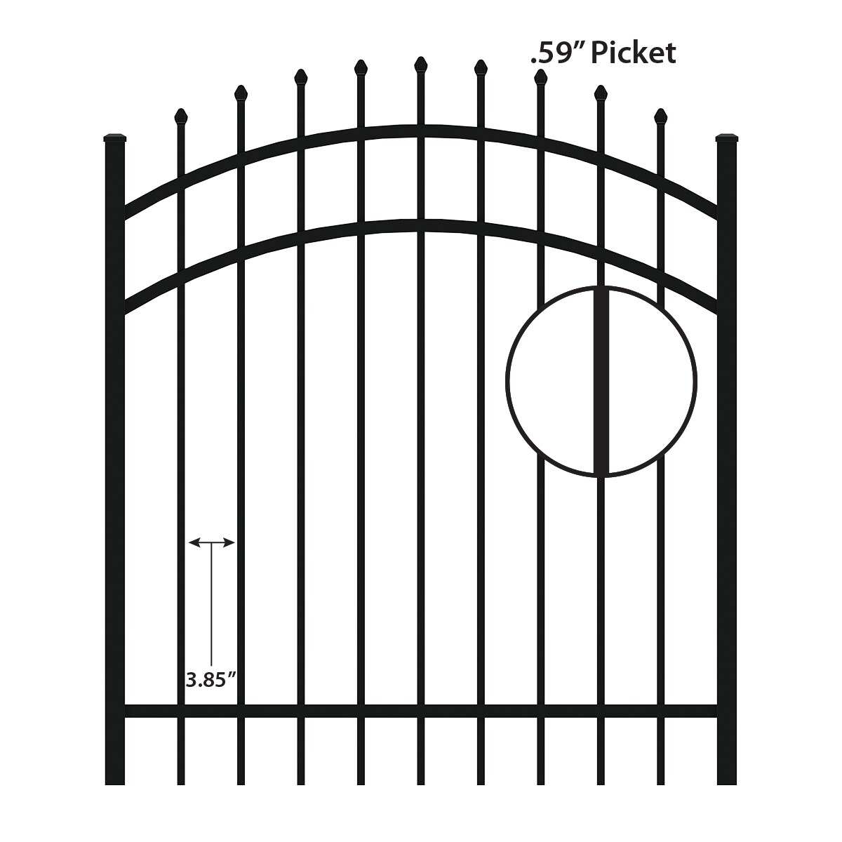 Ironcraft 833675 Fence-Gates - View #4